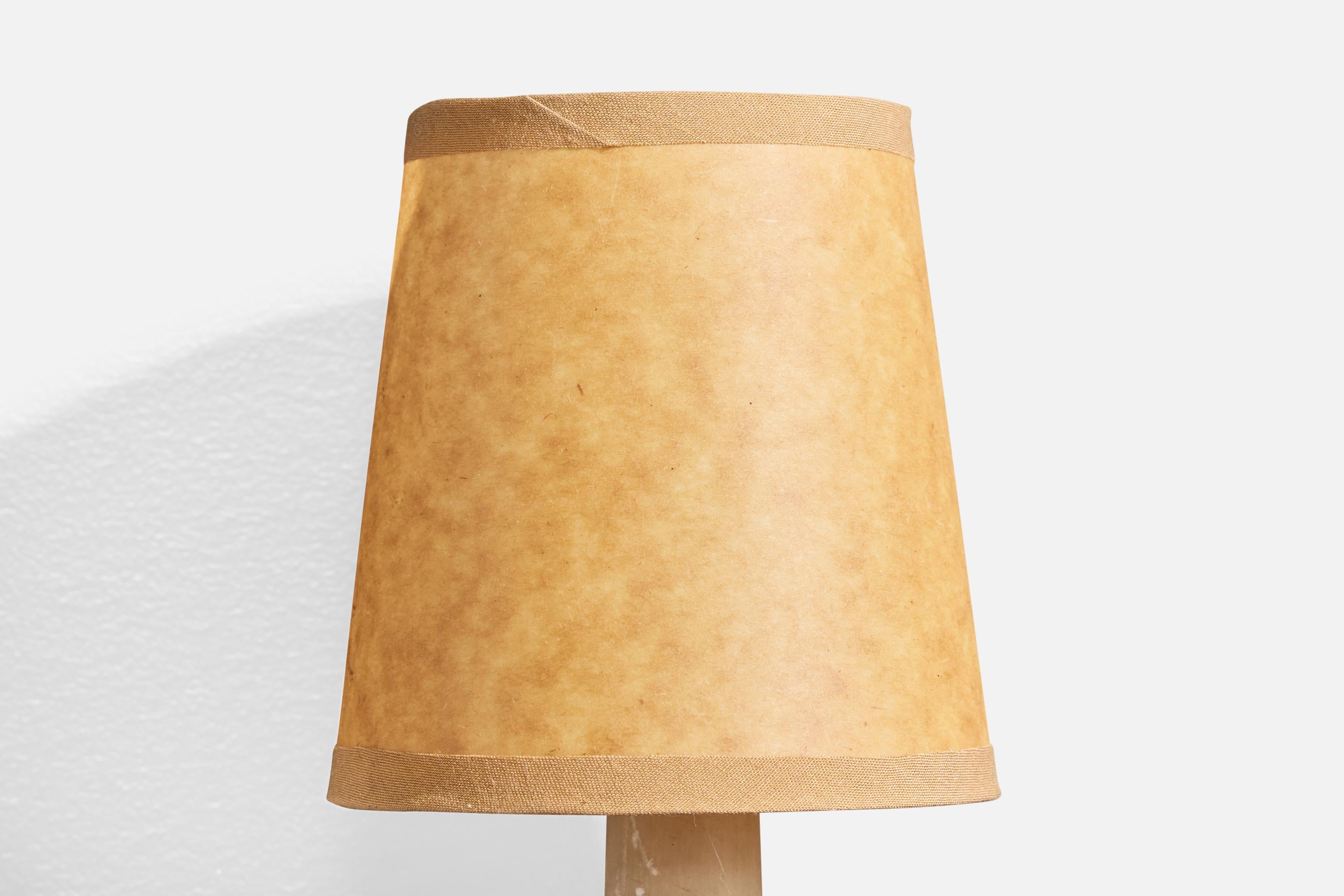 Italian Designer, Wall Lights, Brass, Bakelite, Parchment, Italy, 1930s For Sale 1