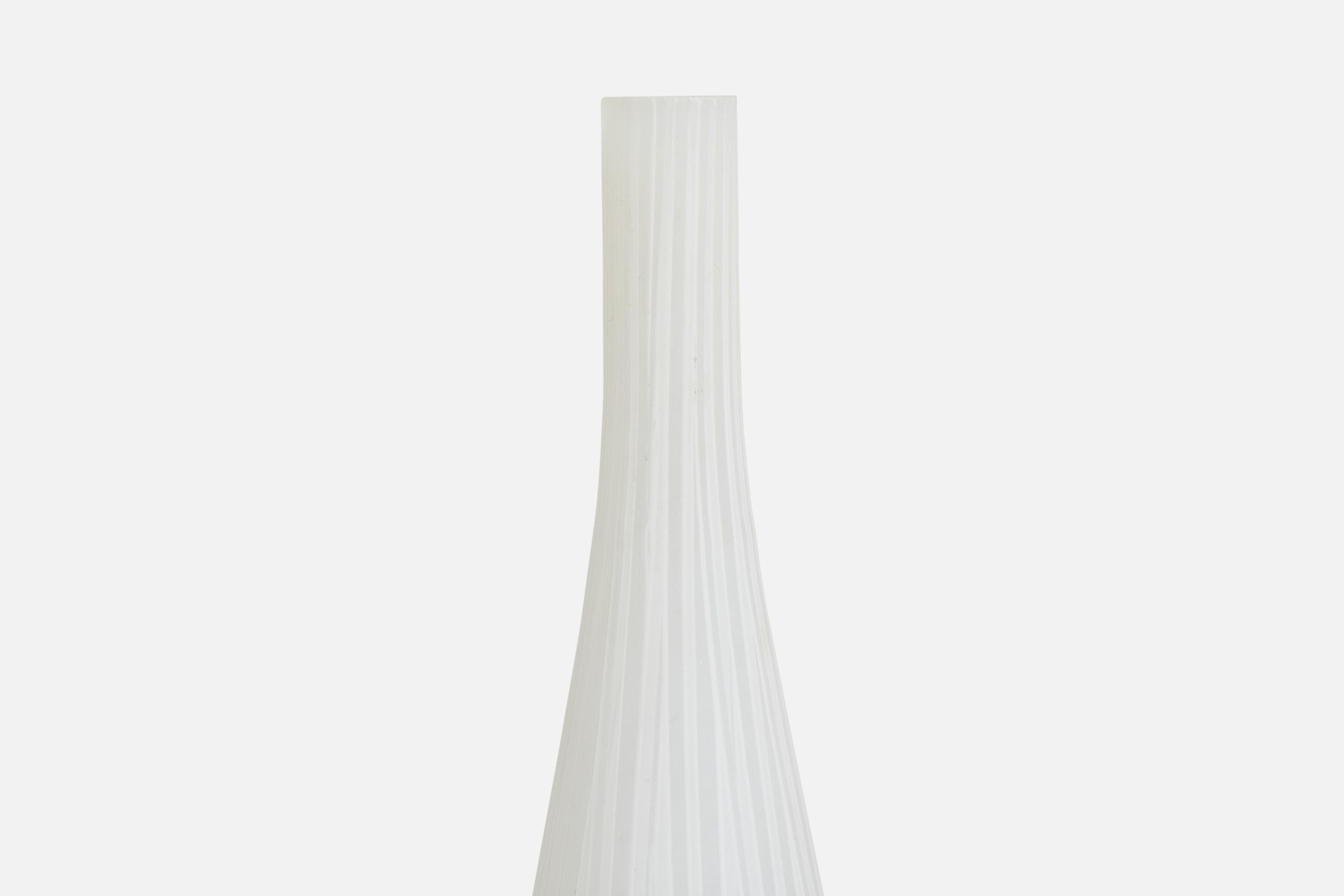 Designer italien, Wall Lights, laiton, verre, Italie, années 1950 en vente 4