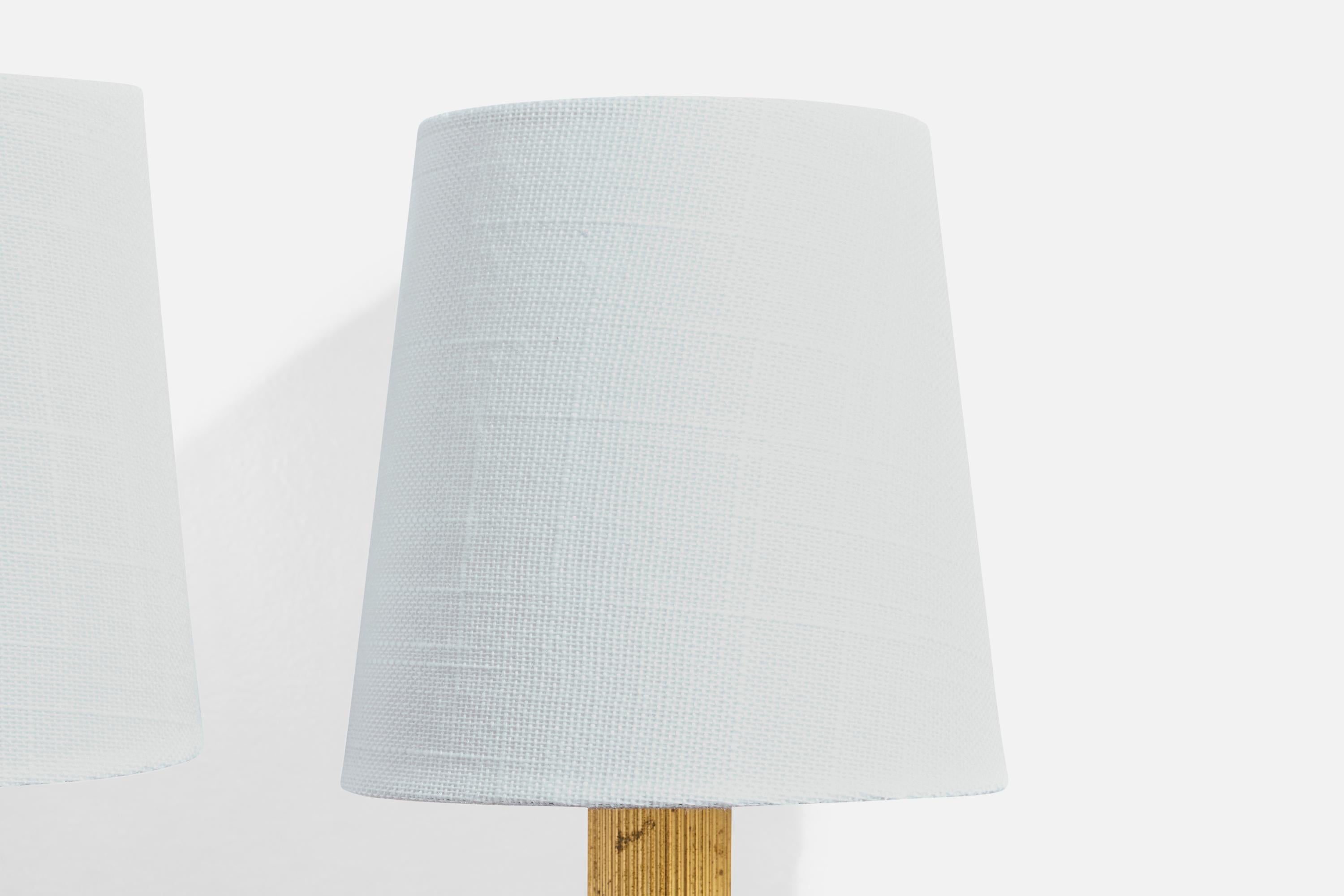 Designer italiano, Luci da parete, Ottone, Metallo, Fabrice, Italia, anni 50 in vendita 2