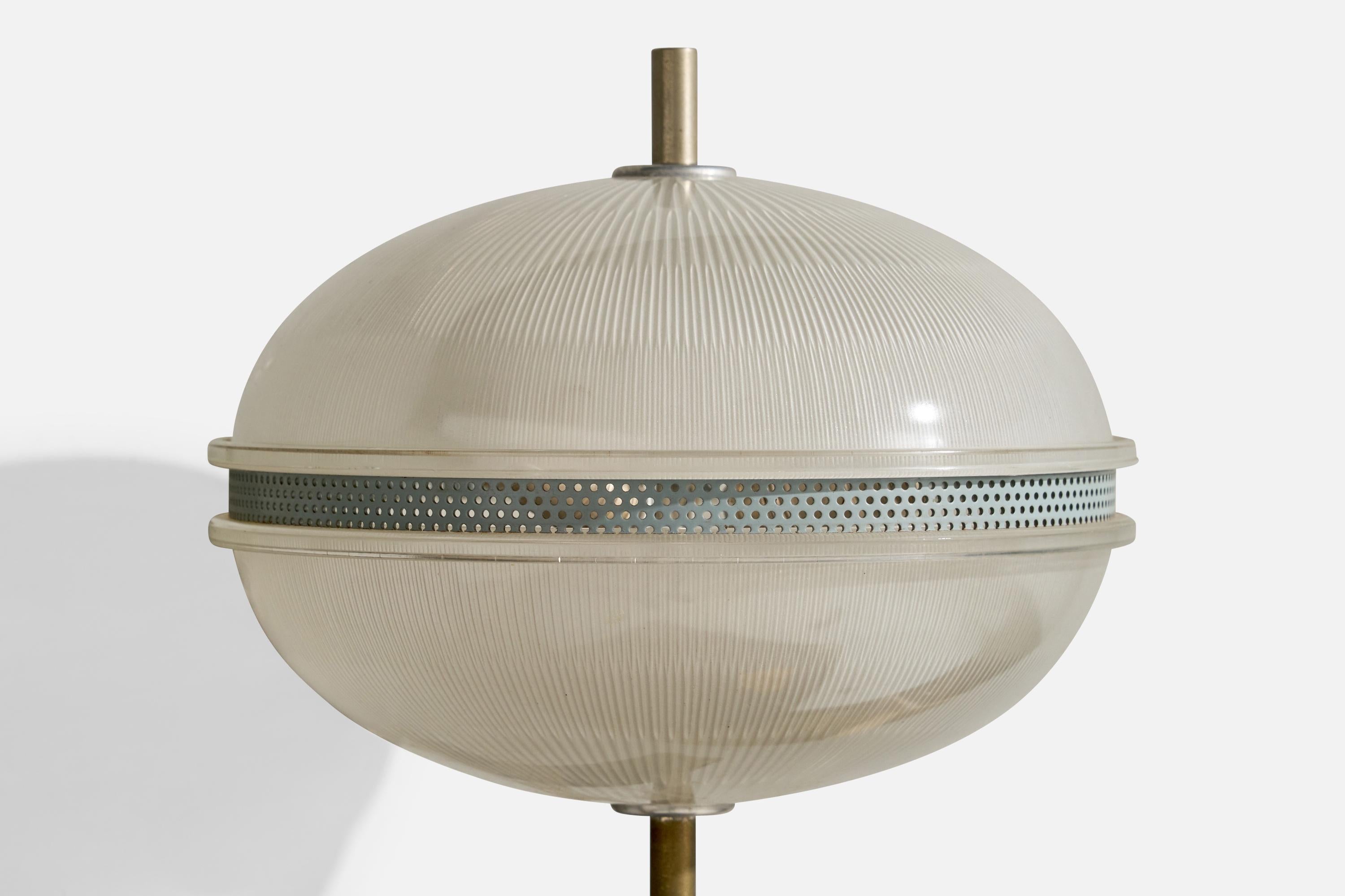 Designer italiano, Luci da parete, Ottone, Metallo, Vetro, Italia, anni '1960 in vendita 2