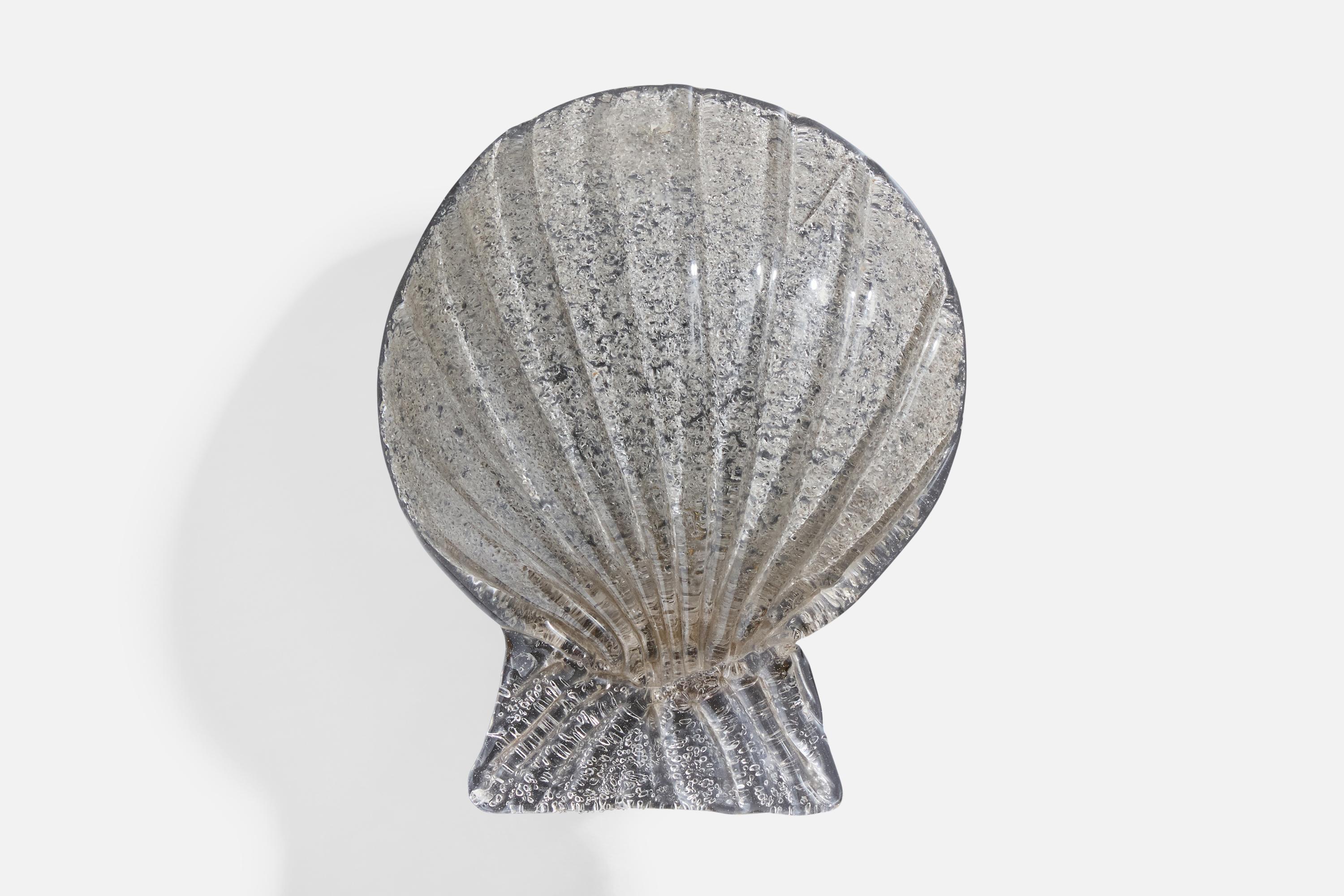 Diseñador italiano, Apliques, Vidrio, Latón, Italia, Década de 1940 en Bueno Estado en High Point, NC