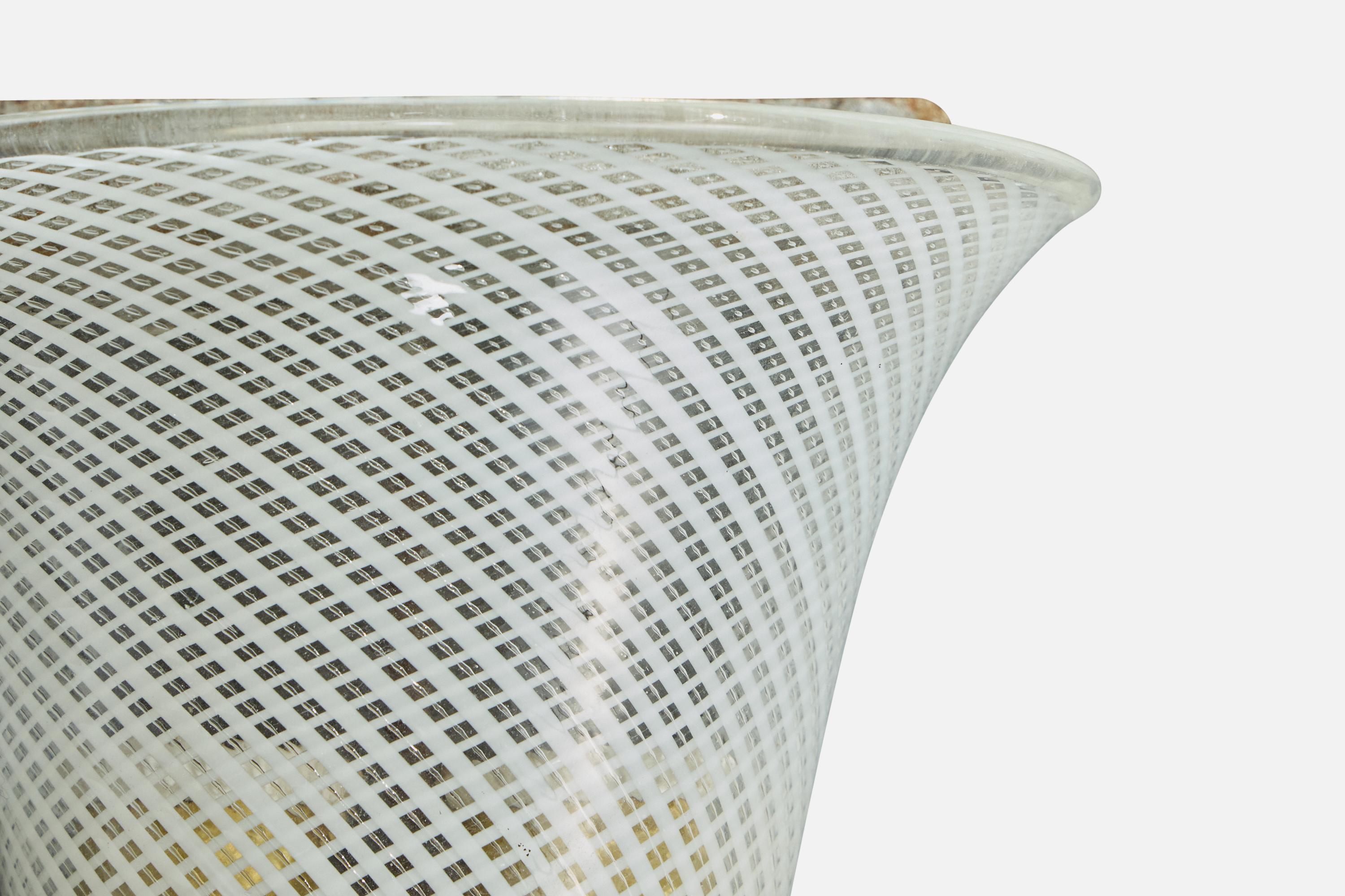 Designer italien, appliques murales, verre, Wood, Italie, années 1940 en vente 2