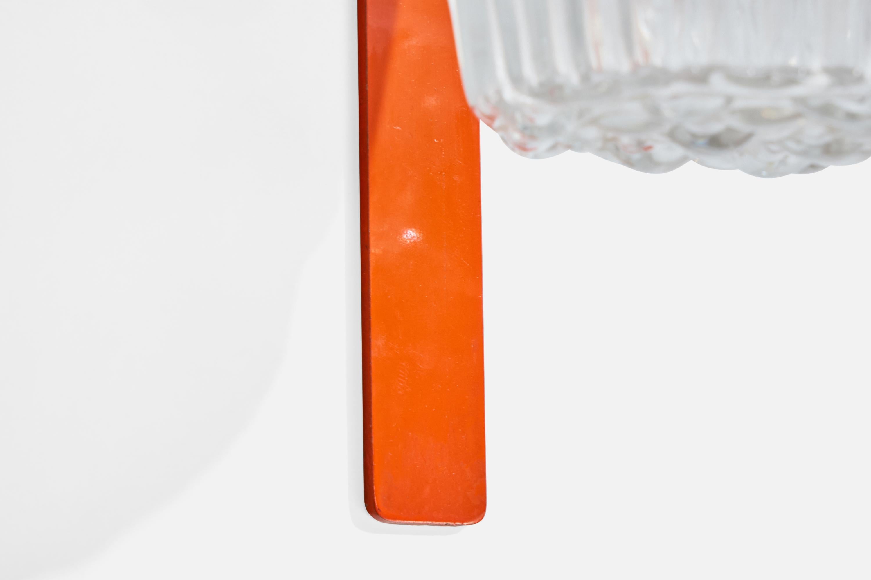 Designer italiano, Luci da parete, Metallo, Vetro, Italia, anni '70 in vendita 3