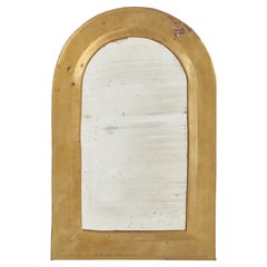 Italian Designer, Wall Mirror, Brass, Mirror Glass, Italy, c. 1940s