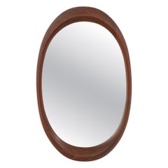 Italian Designer, Wall Mirror, Wood, Italy, c. 1950s