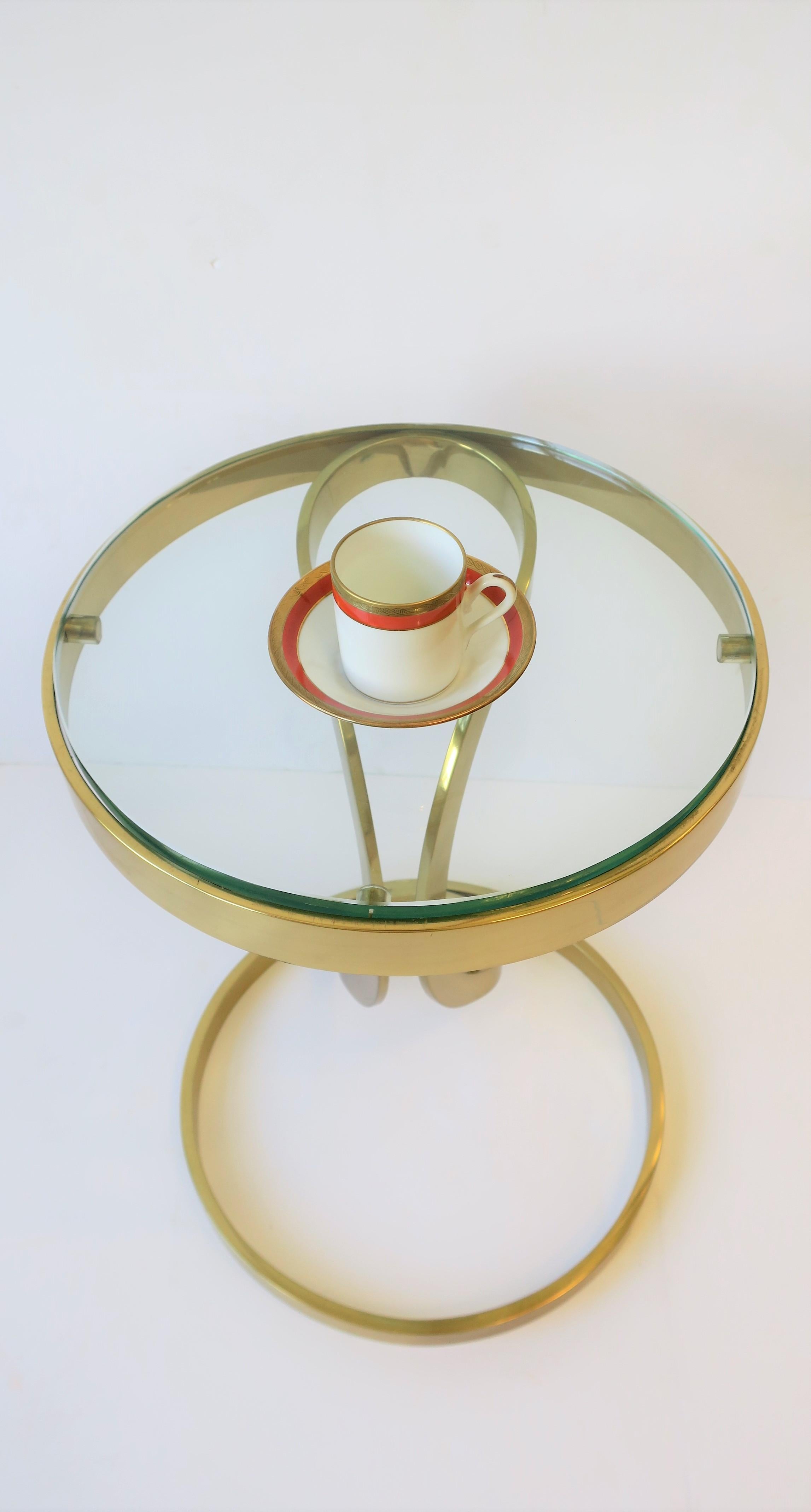 Italian Designer White Gold & Orange Espresso Coffee Cup by Richard Ginori 2