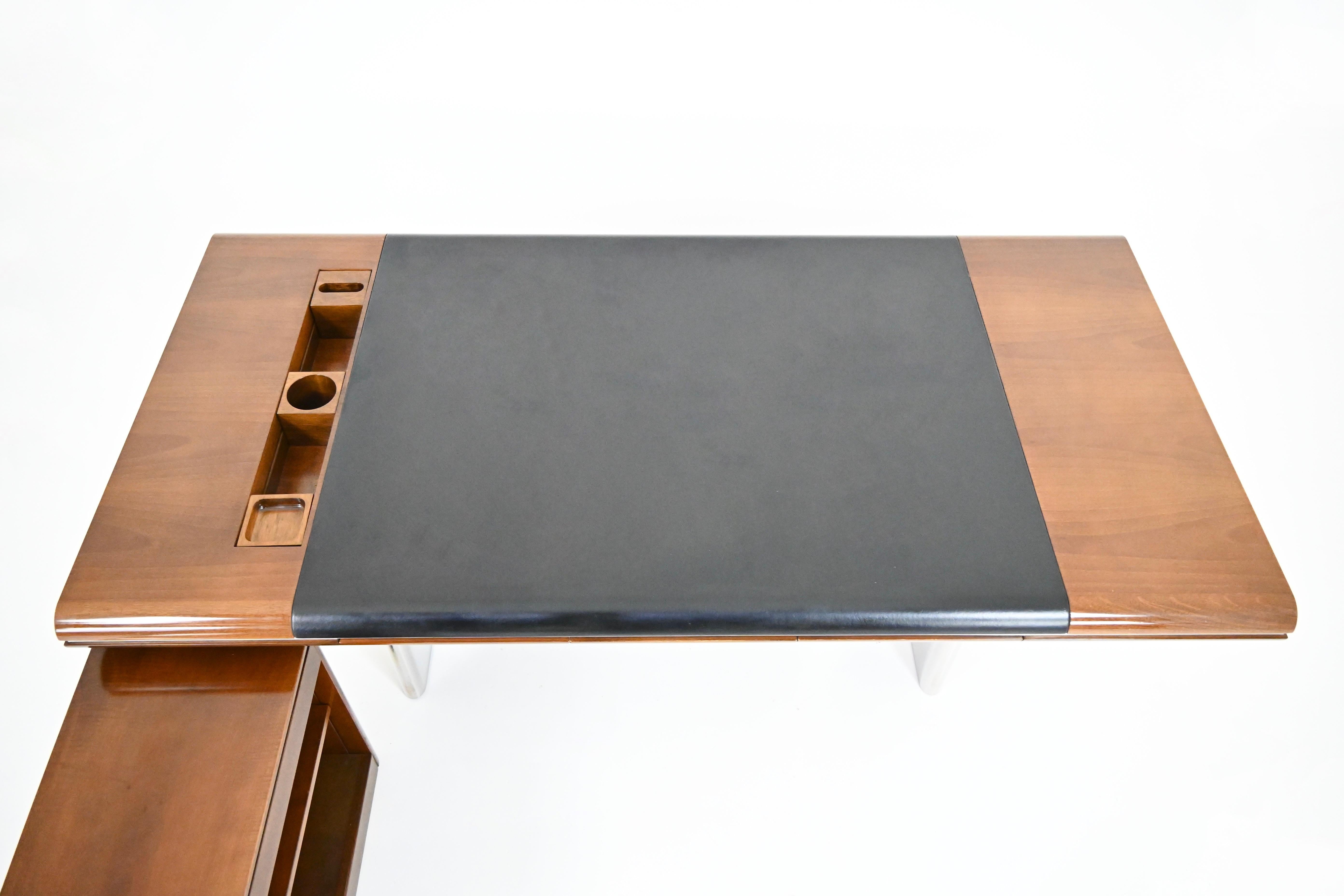 Italian Desk by Hans Von Klier for Skipper, 1970s For Sale 4
