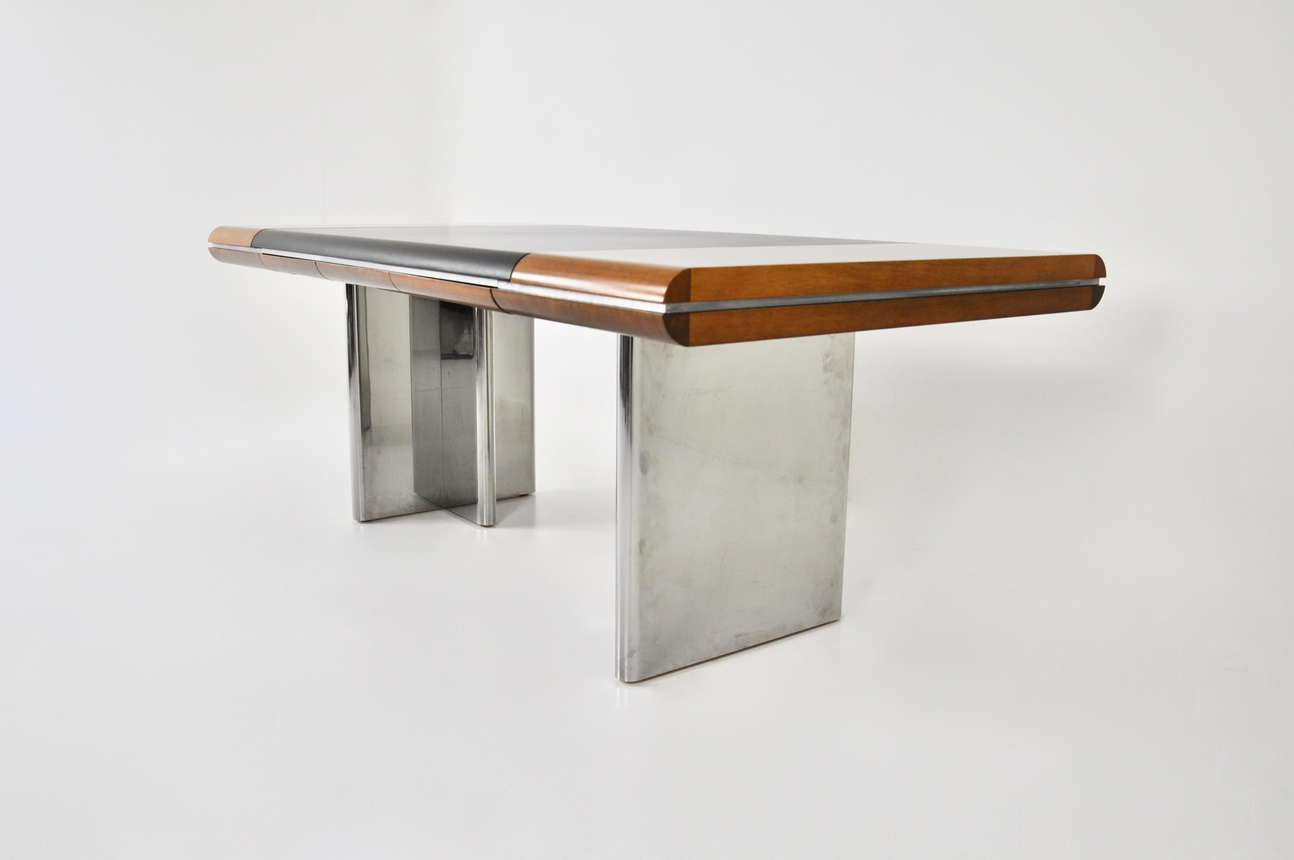 Metal Italian Desk by Hans Von Klier for Skipper, 1970s