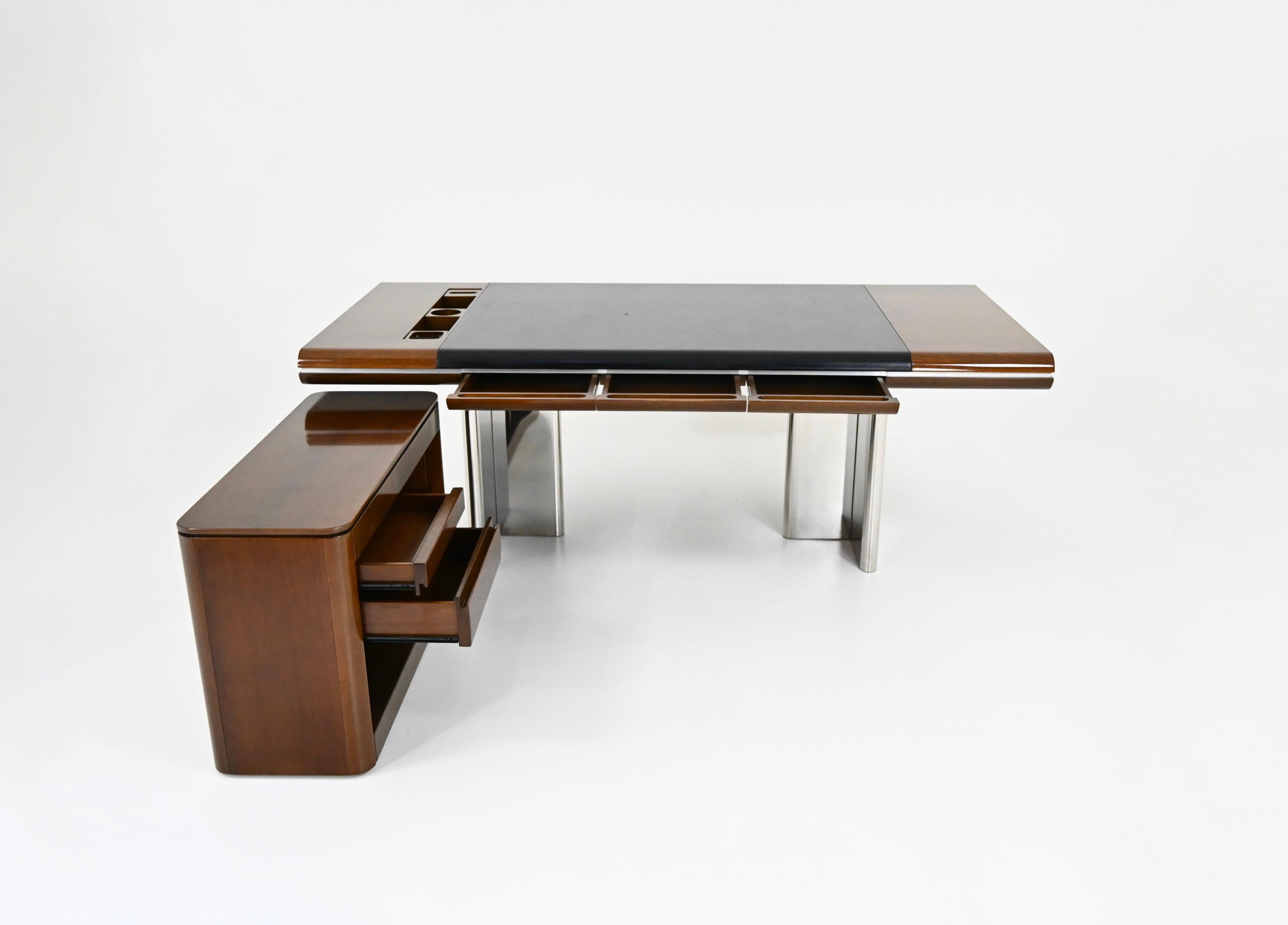 Italian Desk by Hans Von Klier for Skipper, 1970s For Sale 2