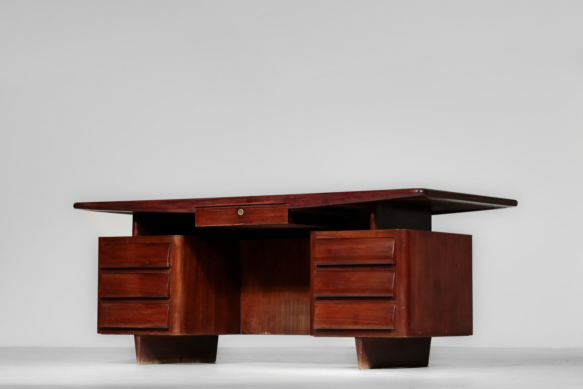 Italian Desk by Vittorio Dassi, 1950s Vintage 5