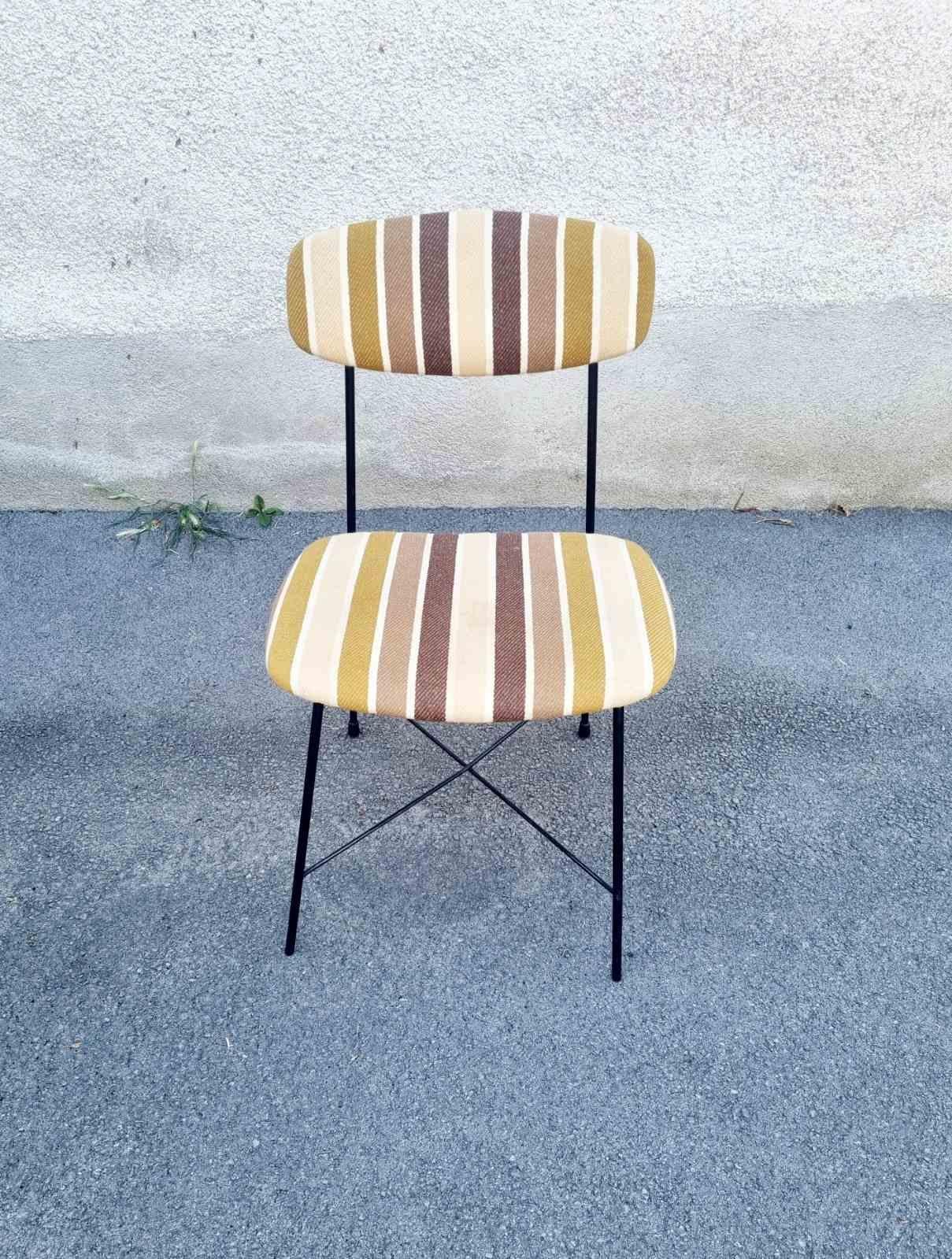 Chaise de bureau italienne par George Coslin pour Faram, Italie années 1950 en vente 5