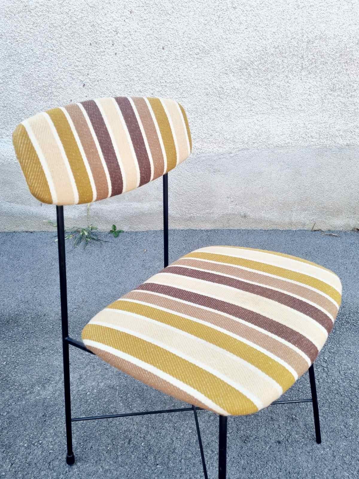Chaise de bureau italienne par George Coslin pour Faram, Italie années 1950 en vente 1