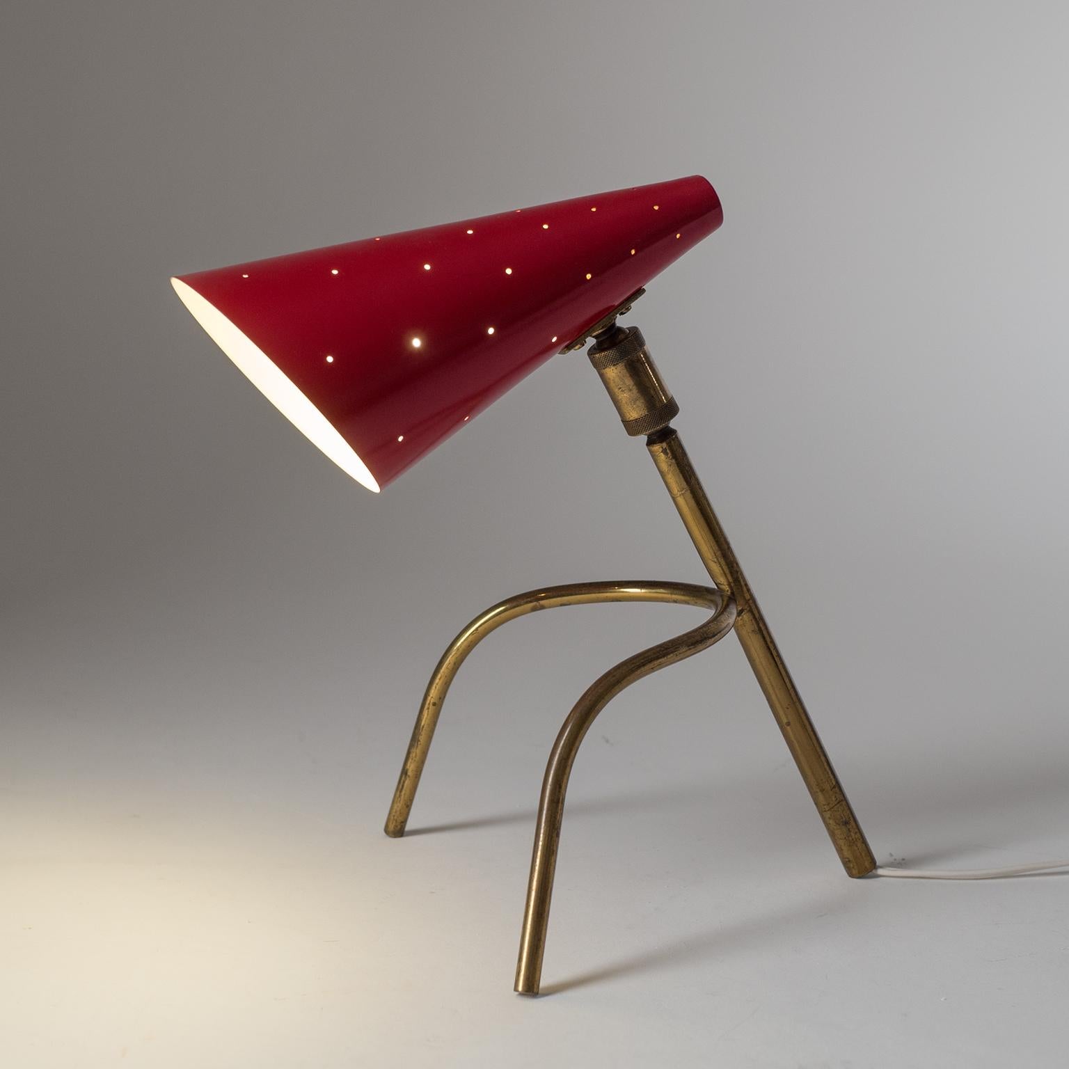 Rare Italian Desk Lamp, circa 1950 For Sale 5