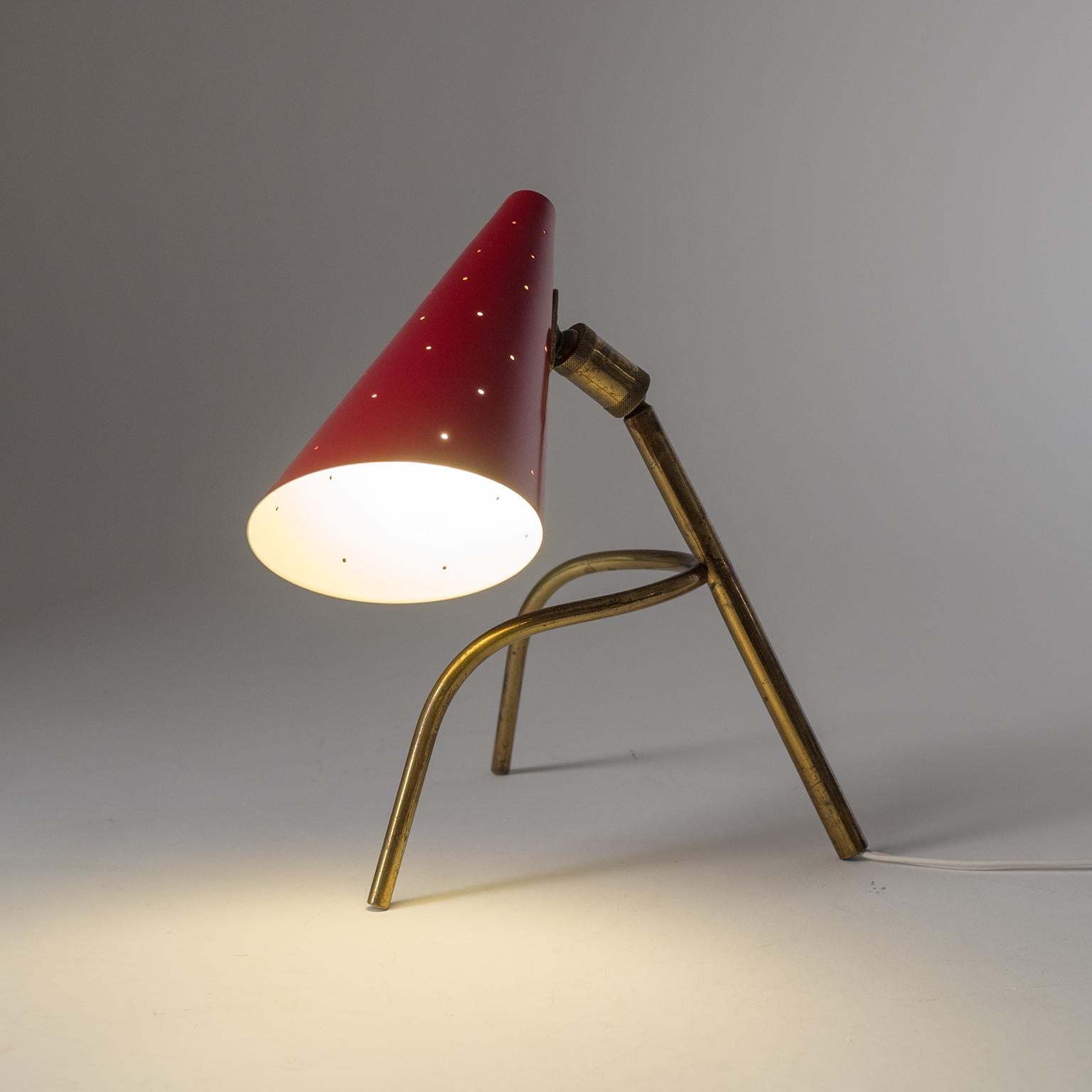 Mid-Century Modern Rare lampe de bureau italienne, vers 1950 en vente