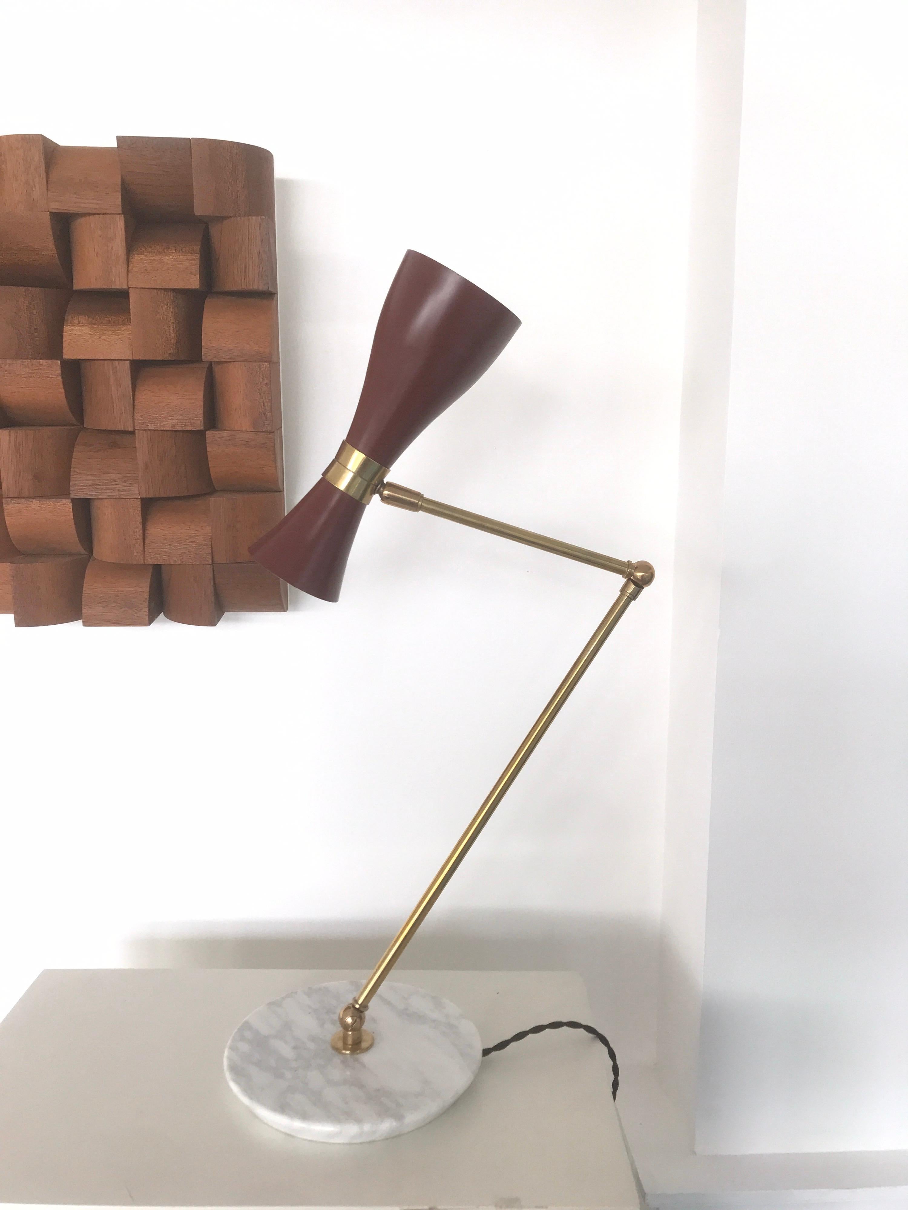 Lacquered Italian Desk Lamp