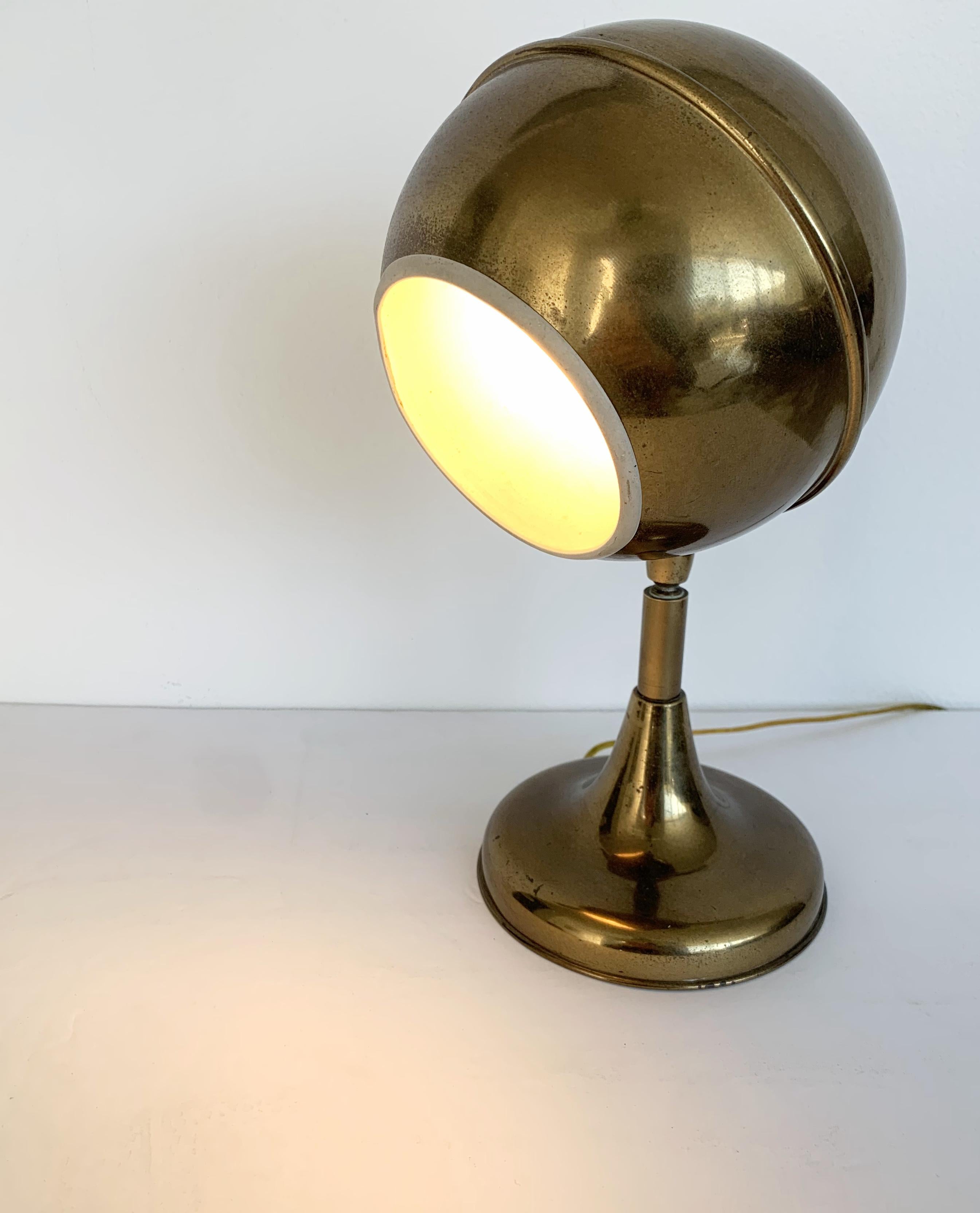 Brass Italian Desk Lamp