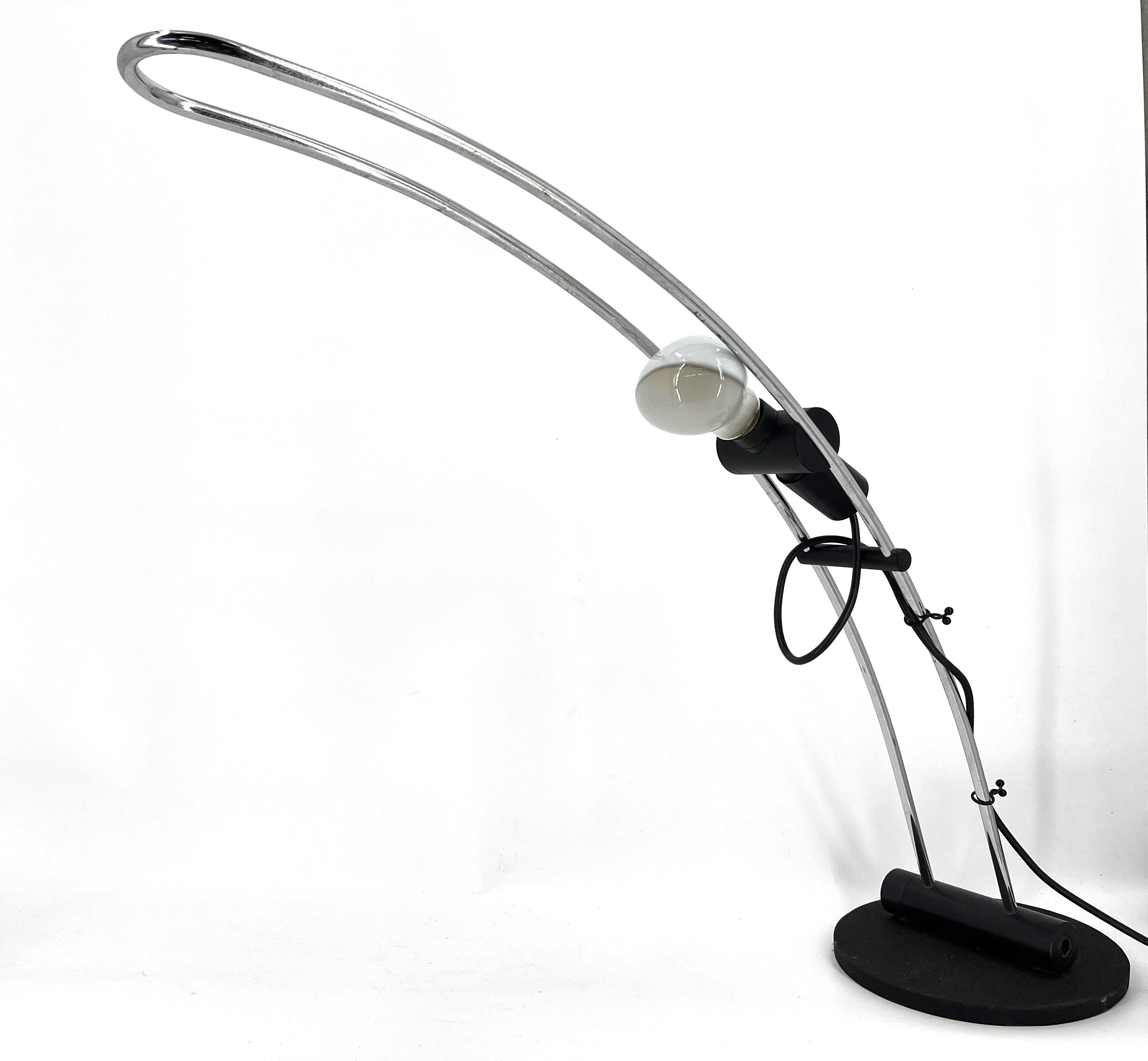 Metal Italian Desk Lamp from Lumenform, 1970s For Sale