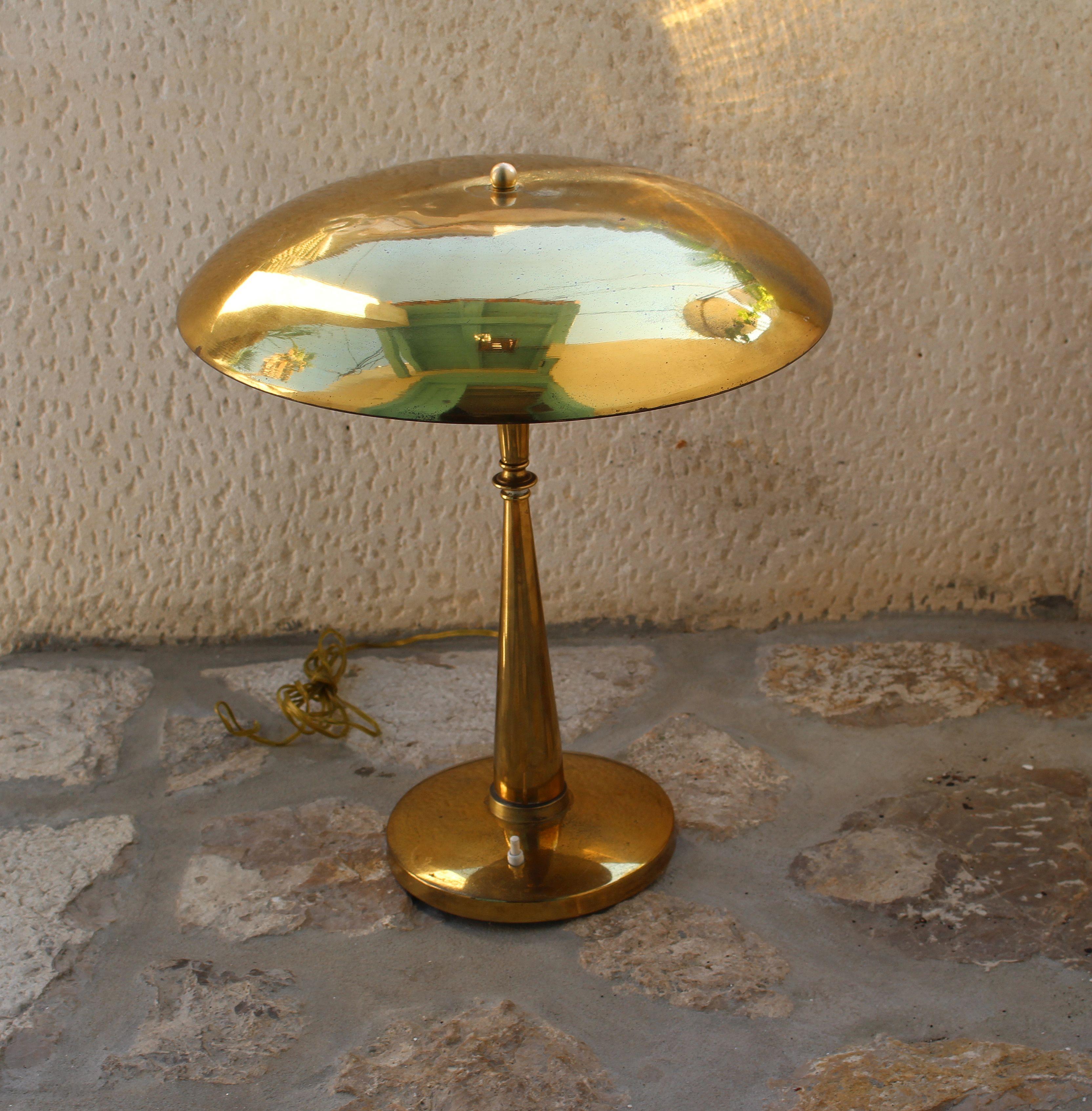 Mid-Century Modern Italian Desk Lamp in Style of Stilux Milano