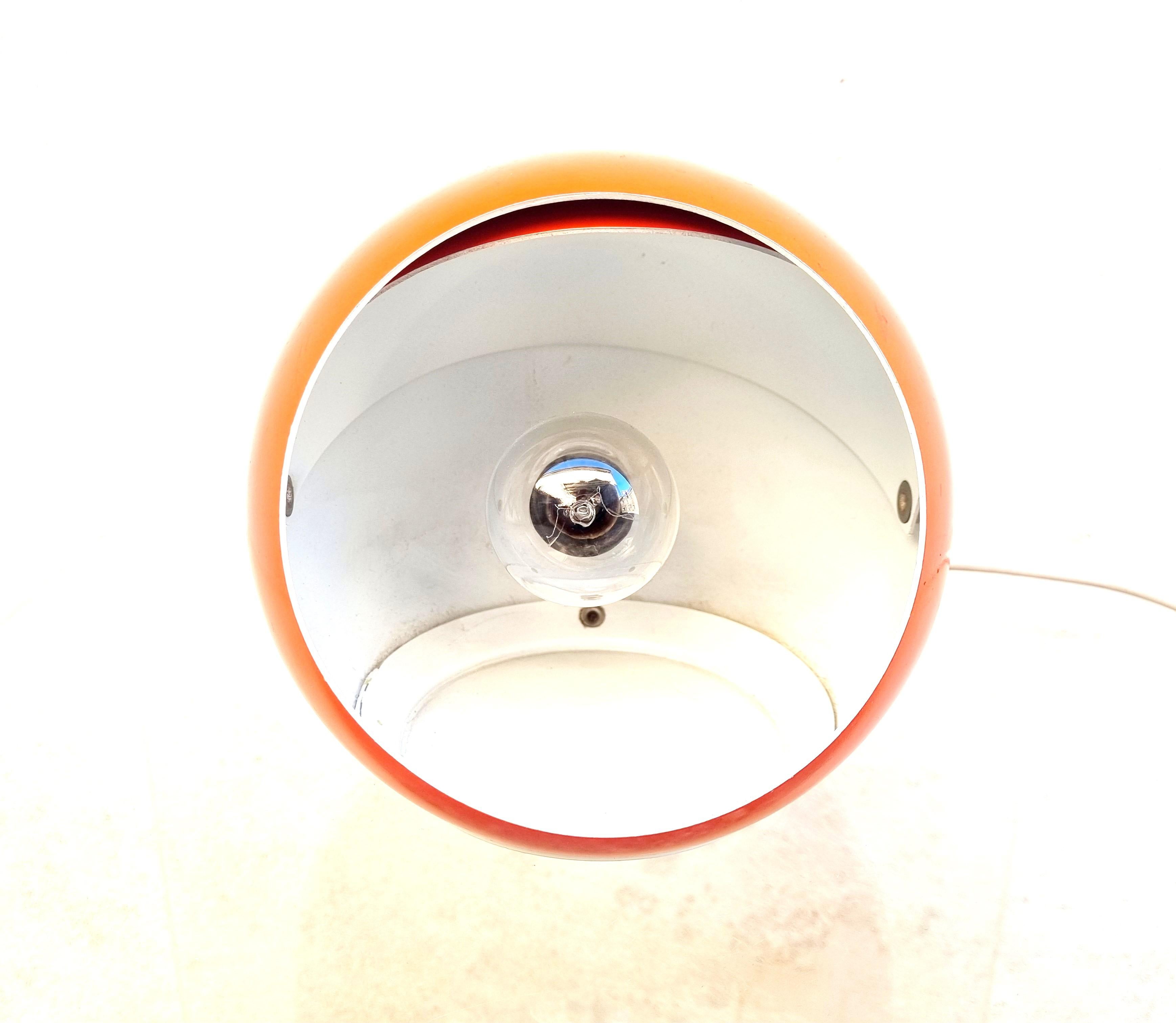 Space Age Italian Desk Lamp Silga by Stilux Milano, Italy 60s For Sale