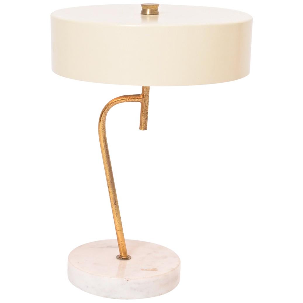 Italian Desk Lamp with articulated shade