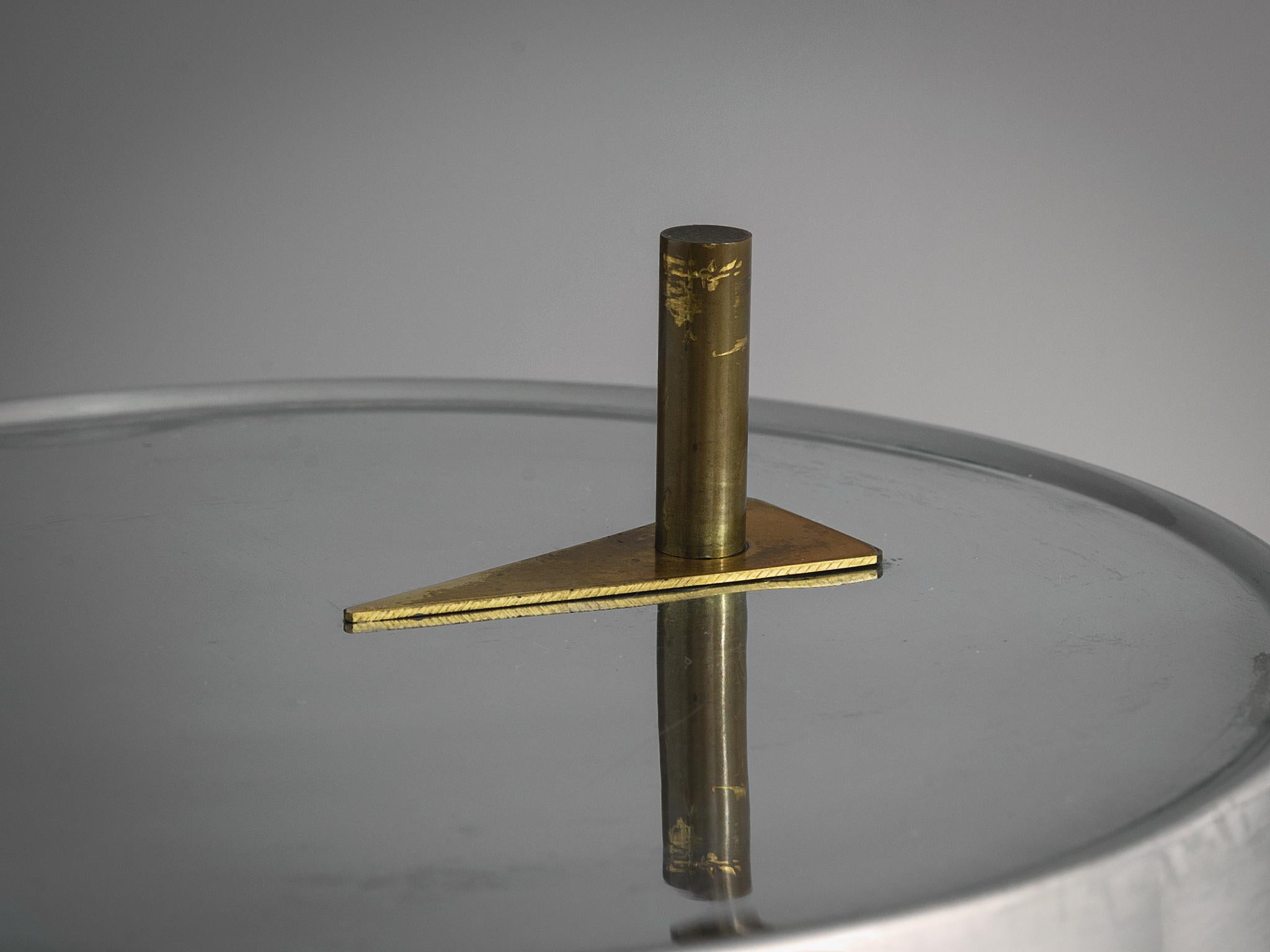 Mid-20th Century Italian Desk Light in Marble and Brass