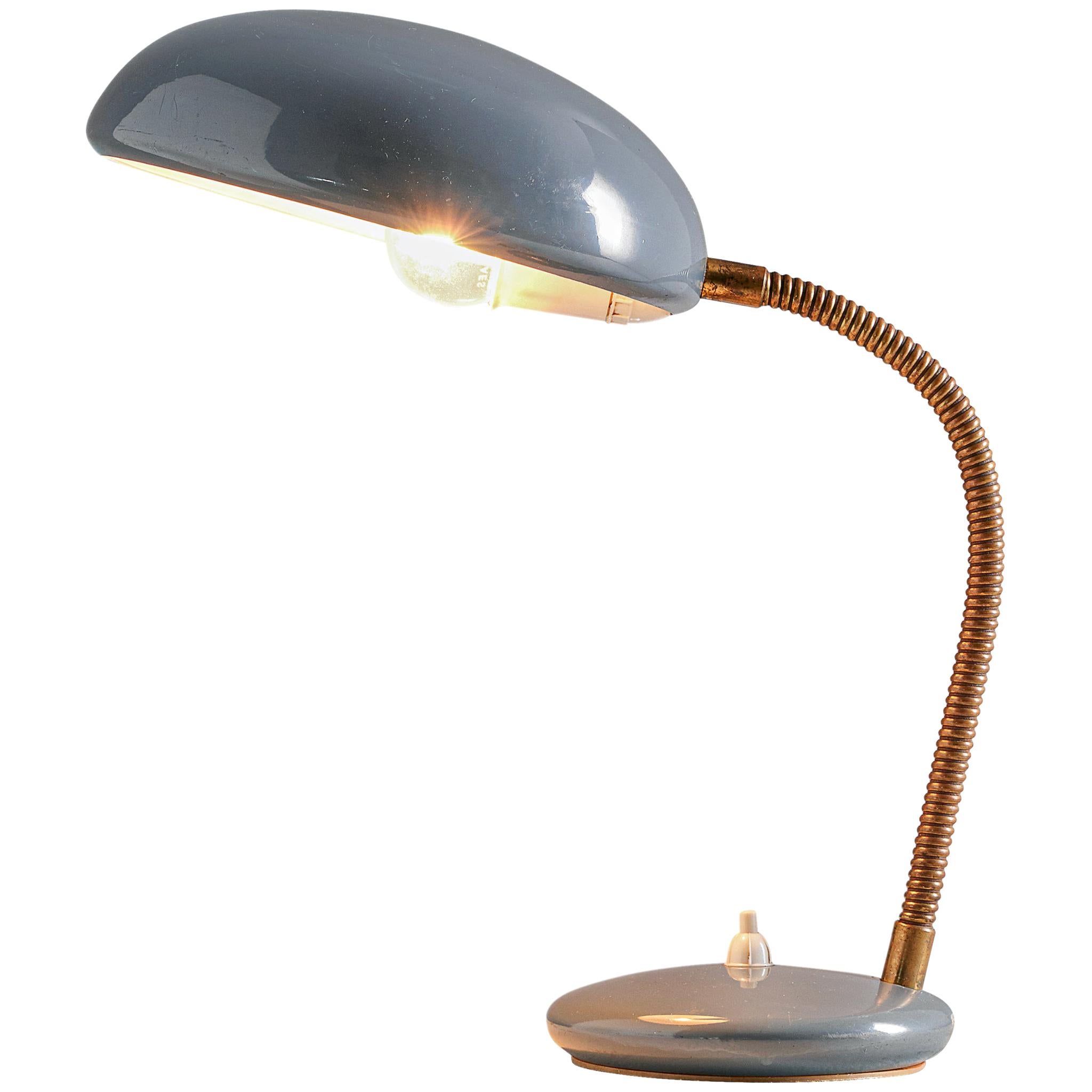 Italian Desk Light with Adjustable Shade