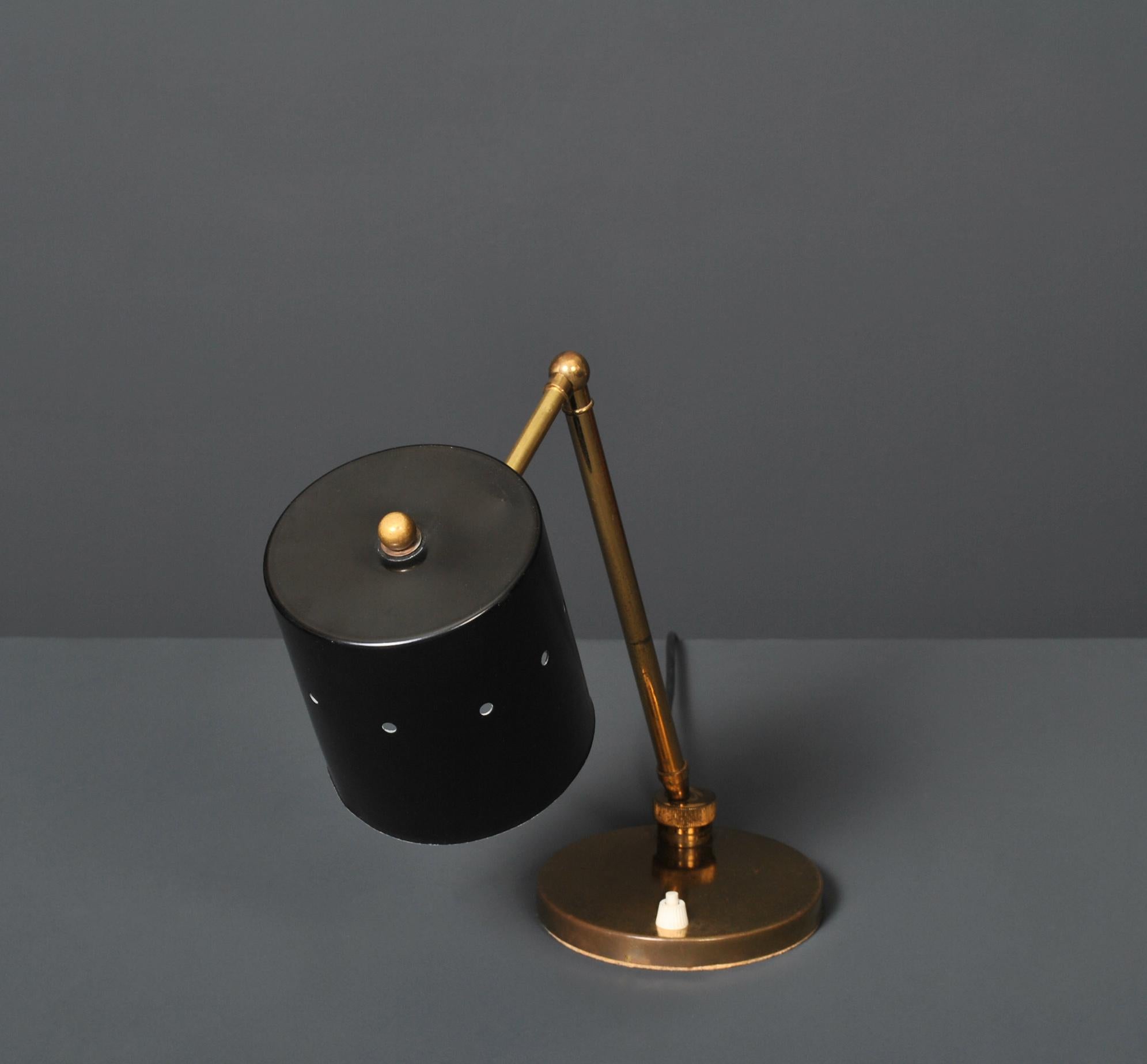 Italian Desk Table Lamp, 1950’s In Good Condition In London, GB