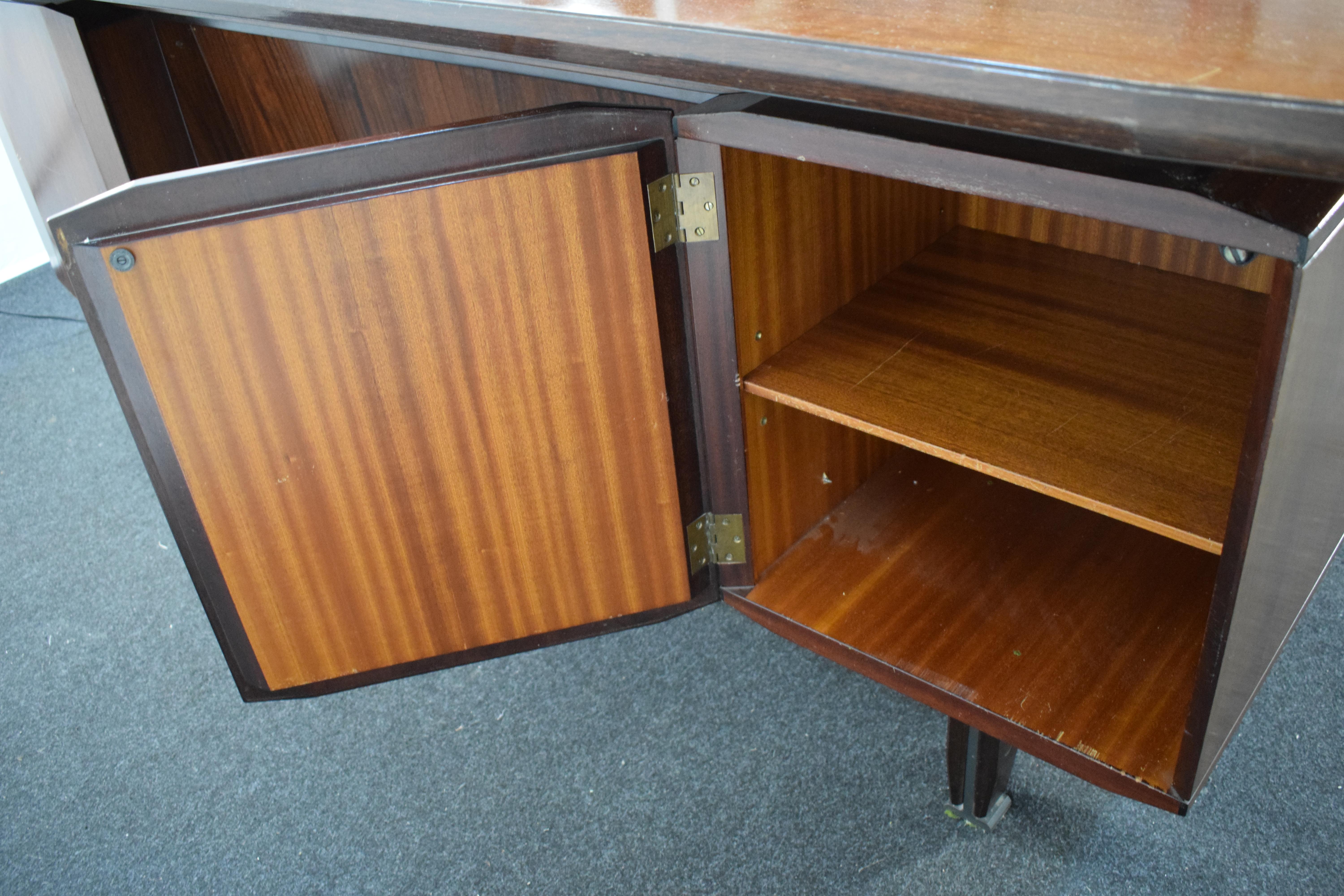 Italian Desk, Wood and Metal, 1960s 9