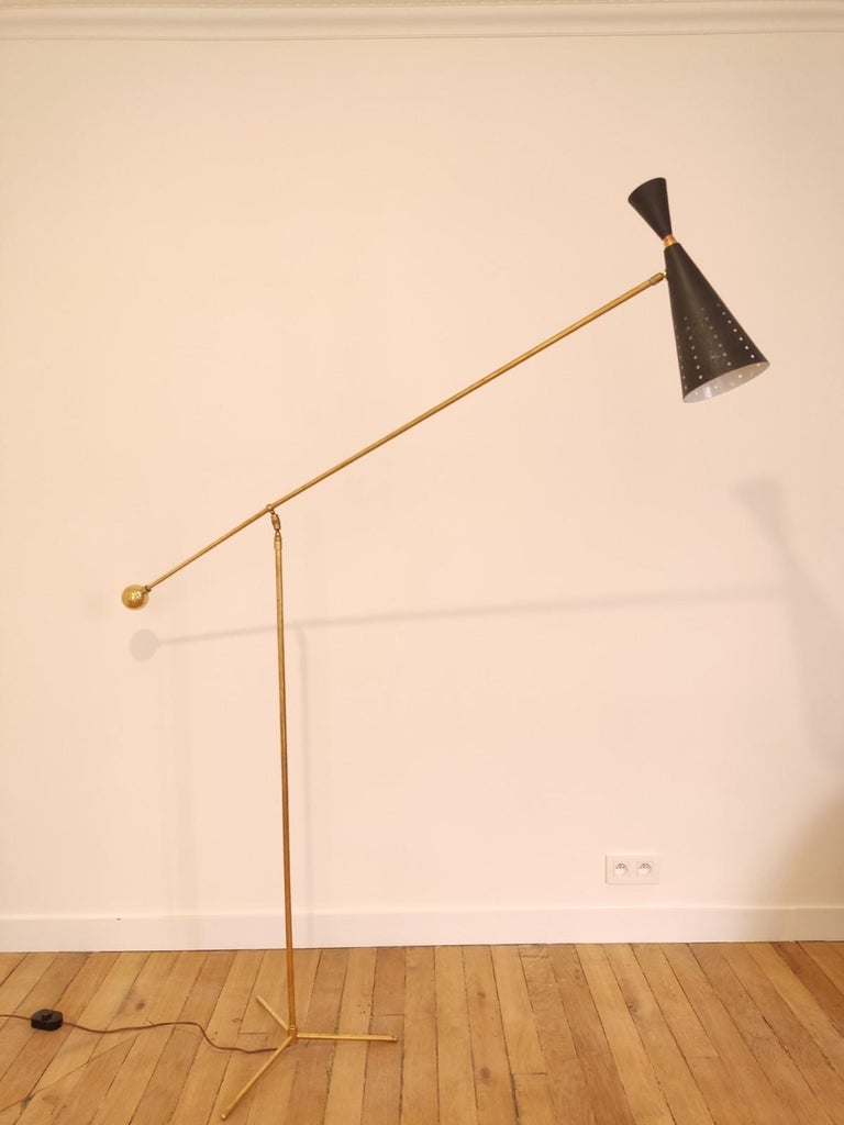 Italian Diabolo Floor Lamp For Sale at 1stDibs