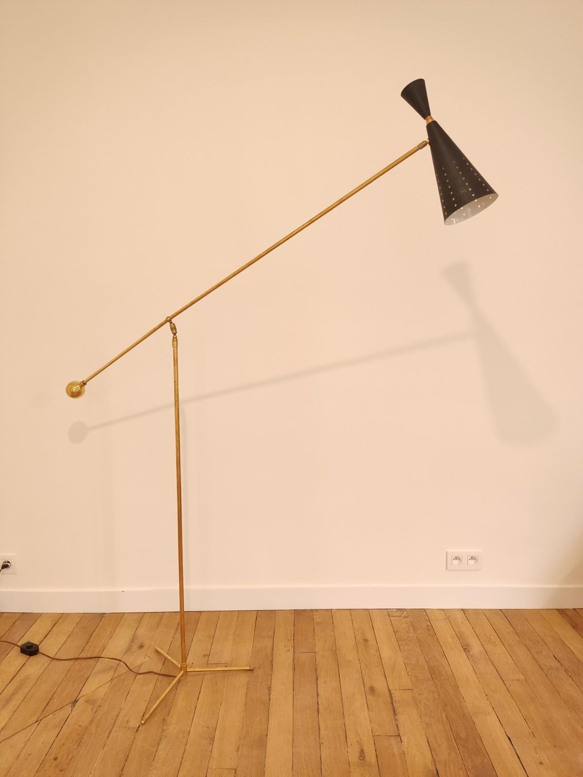 20th Century Italian Diabolo Floor Lamp