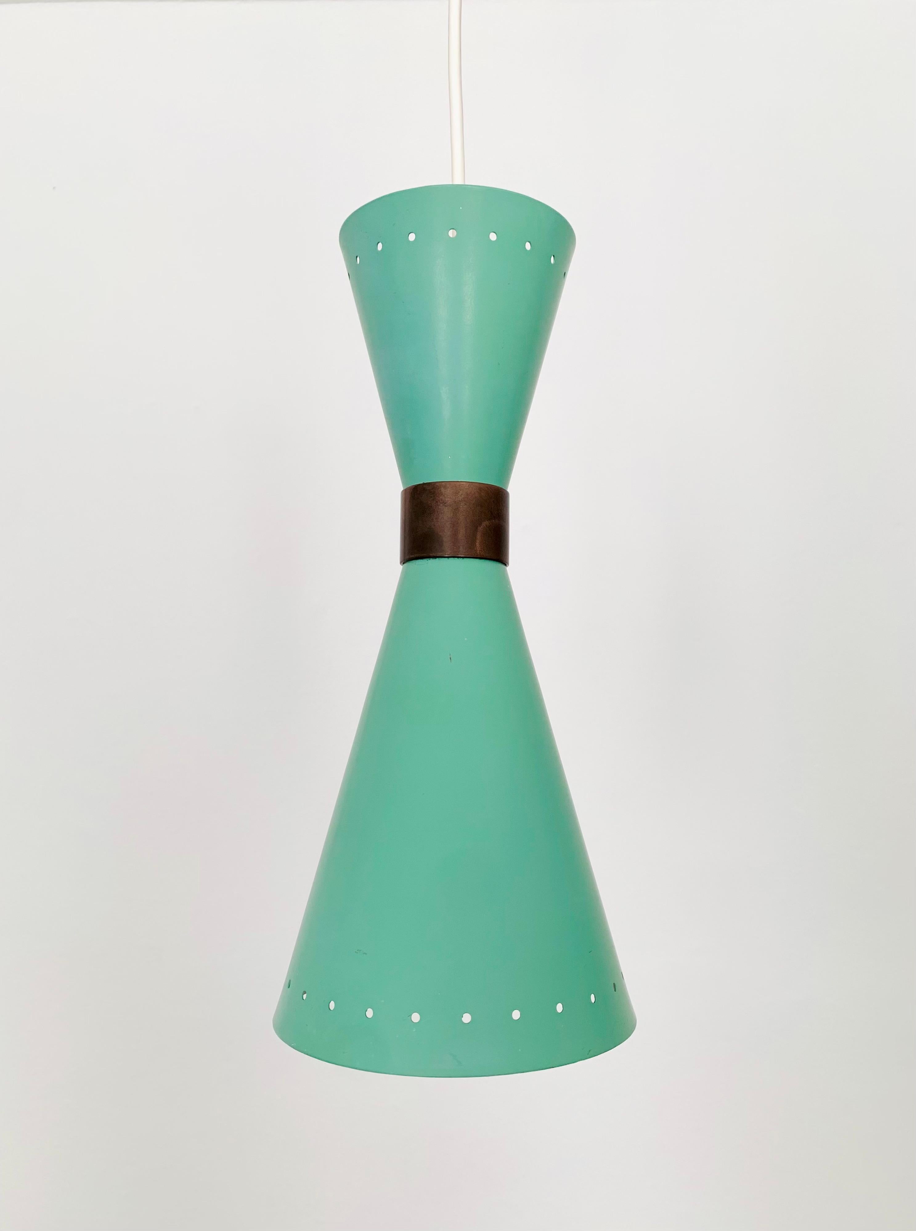 Mid-Century Modern Italian Diabolo Pendant Lamp For Sale
