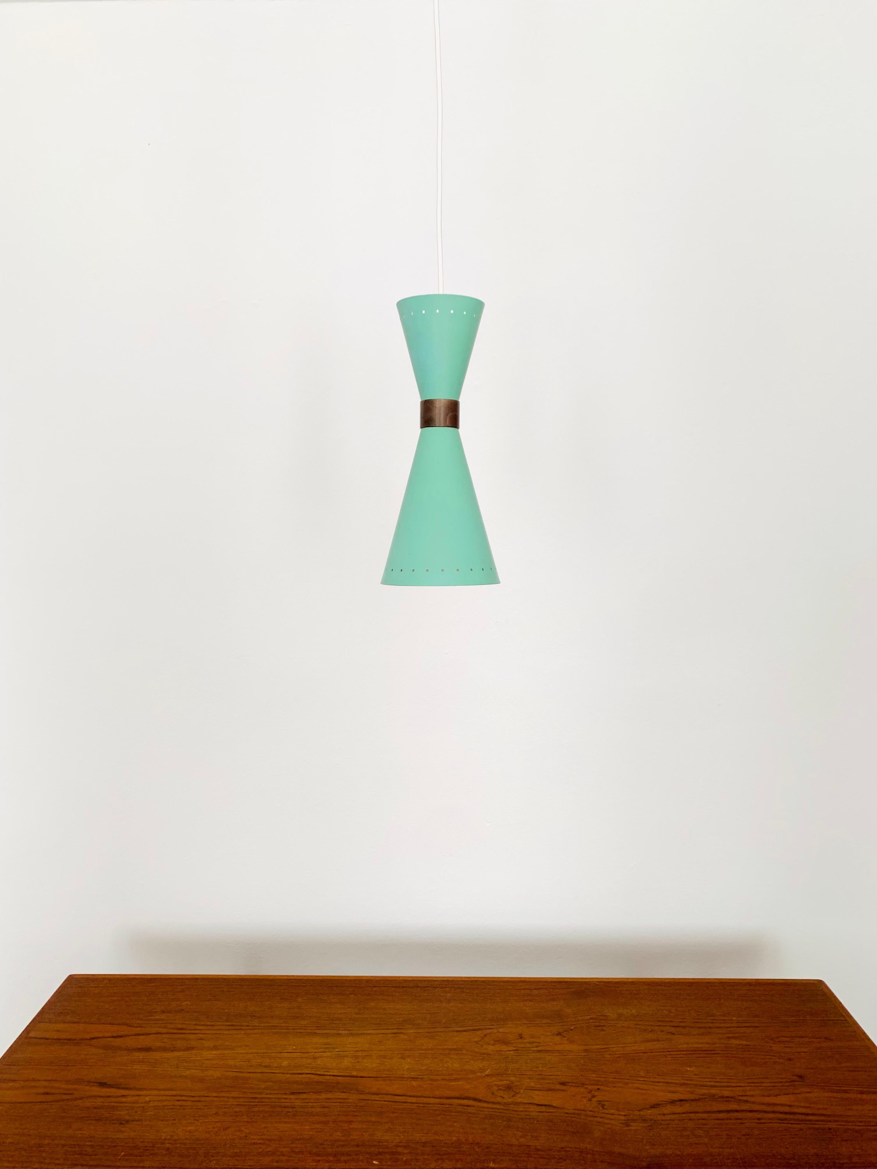Mid-20th Century Italian Diabolo Pendant Lamp For Sale