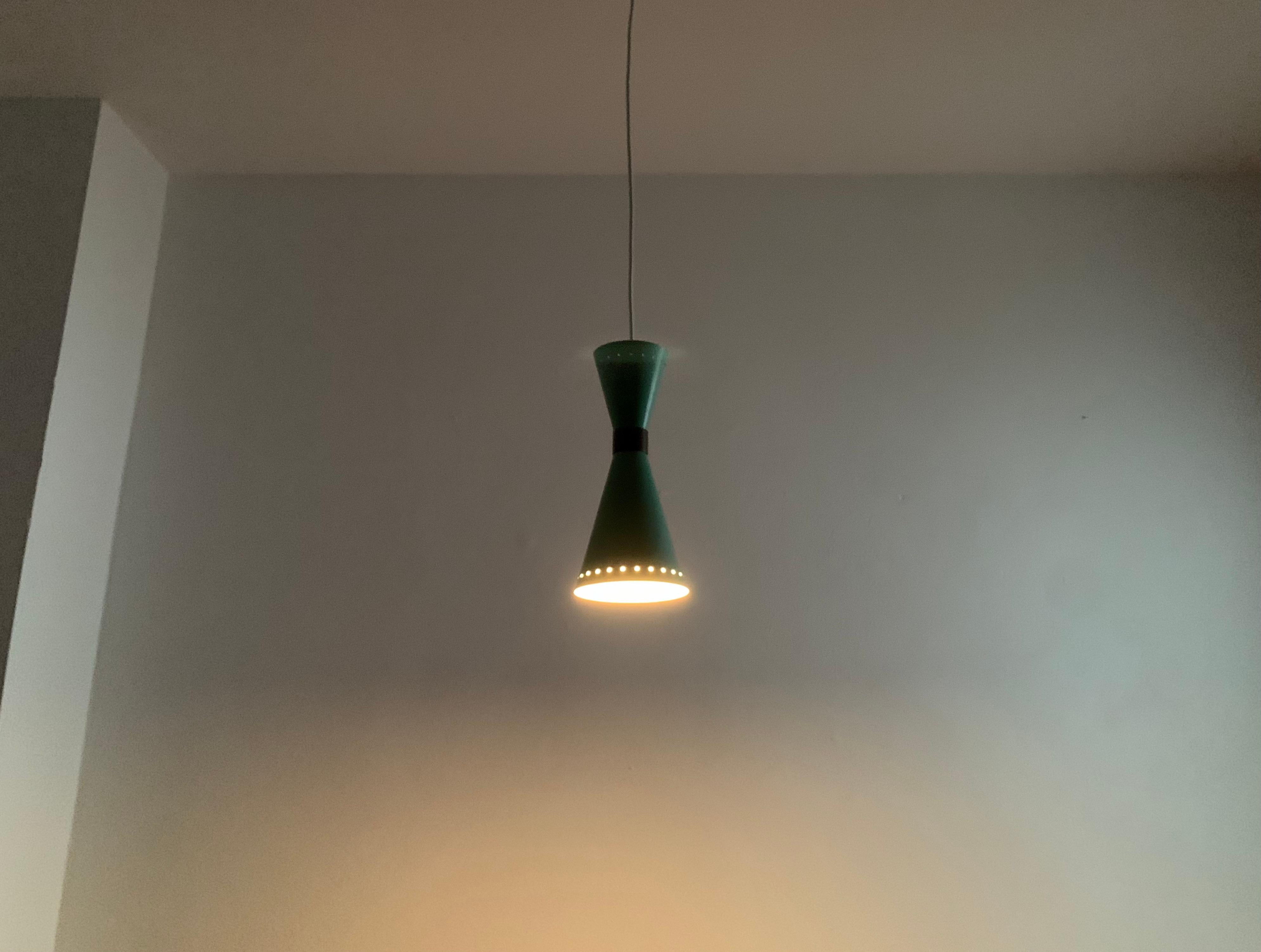Italian Diabolo Pendant Lamp For Sale 2