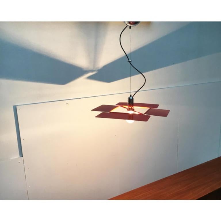 Italian Diaframma Pendant by Fabio Lenci for Guzzini, 1970s For Sale 5
