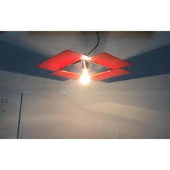 Ciondolo Diaframma italiano di Fabio Lenci per Guzzini, anni '70