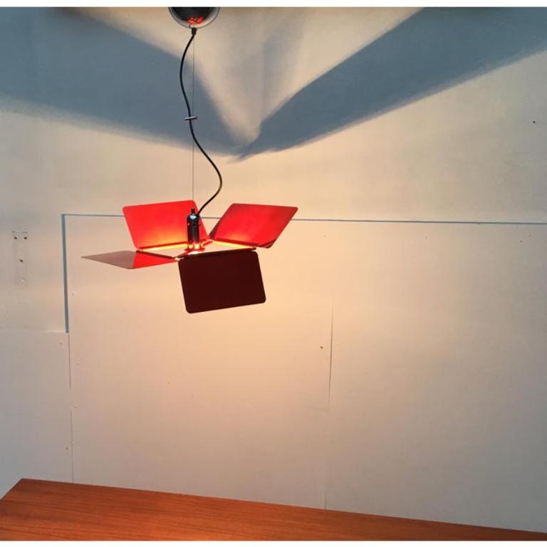 Italian Diaframma Pendant by Fabio Lenci for Guzzini, 1970s In Good Condition For Sale In Hamburg, DE