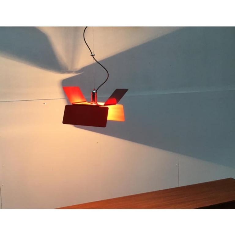 20th Century Italian Diaframma Pendant by Fabio Lenci for Guzzini, 1970s For Sale