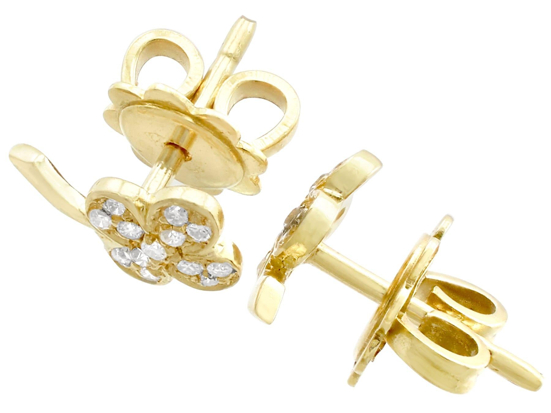 italian diamond earrings