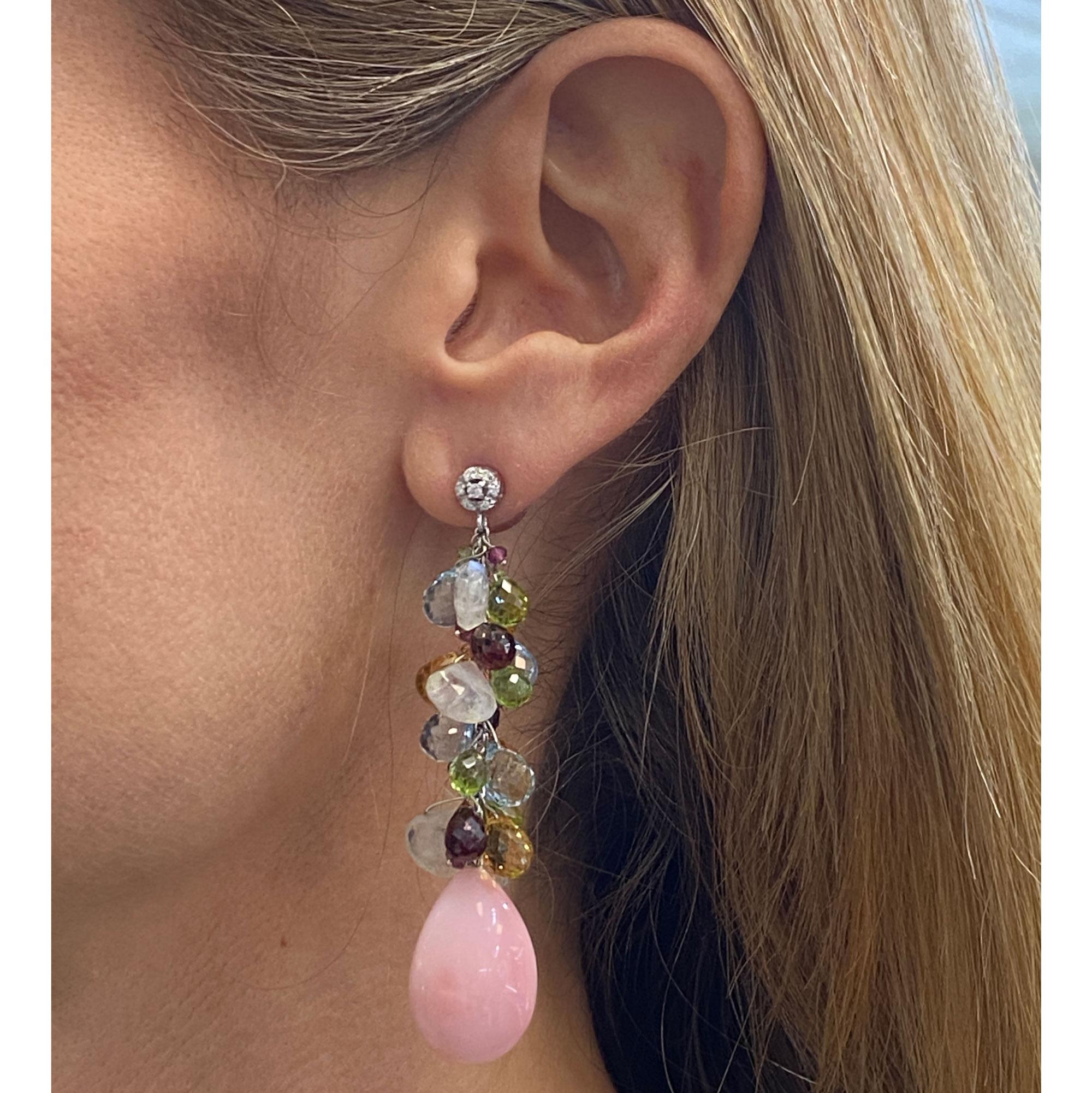 minecraft diamond earrings