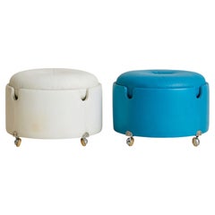 Italian Dilly Dally Pouf by Luigi Massoni for Poltrona Frau, 1968 - 2 Available
