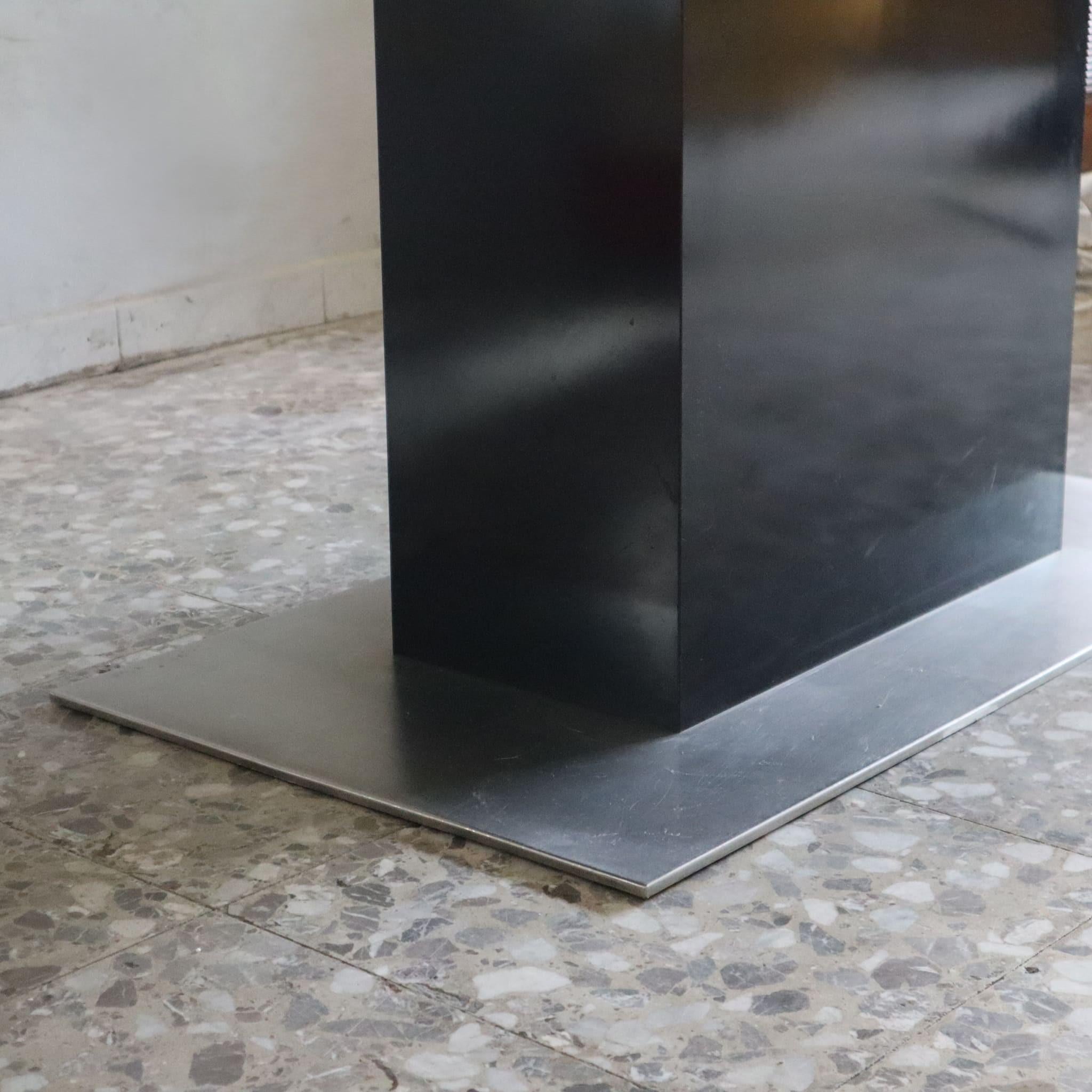 Italian dinind table by Willy Rizzo for Mario Sabot, 1970s In Good Condition For Sale In Nicolosi, IT