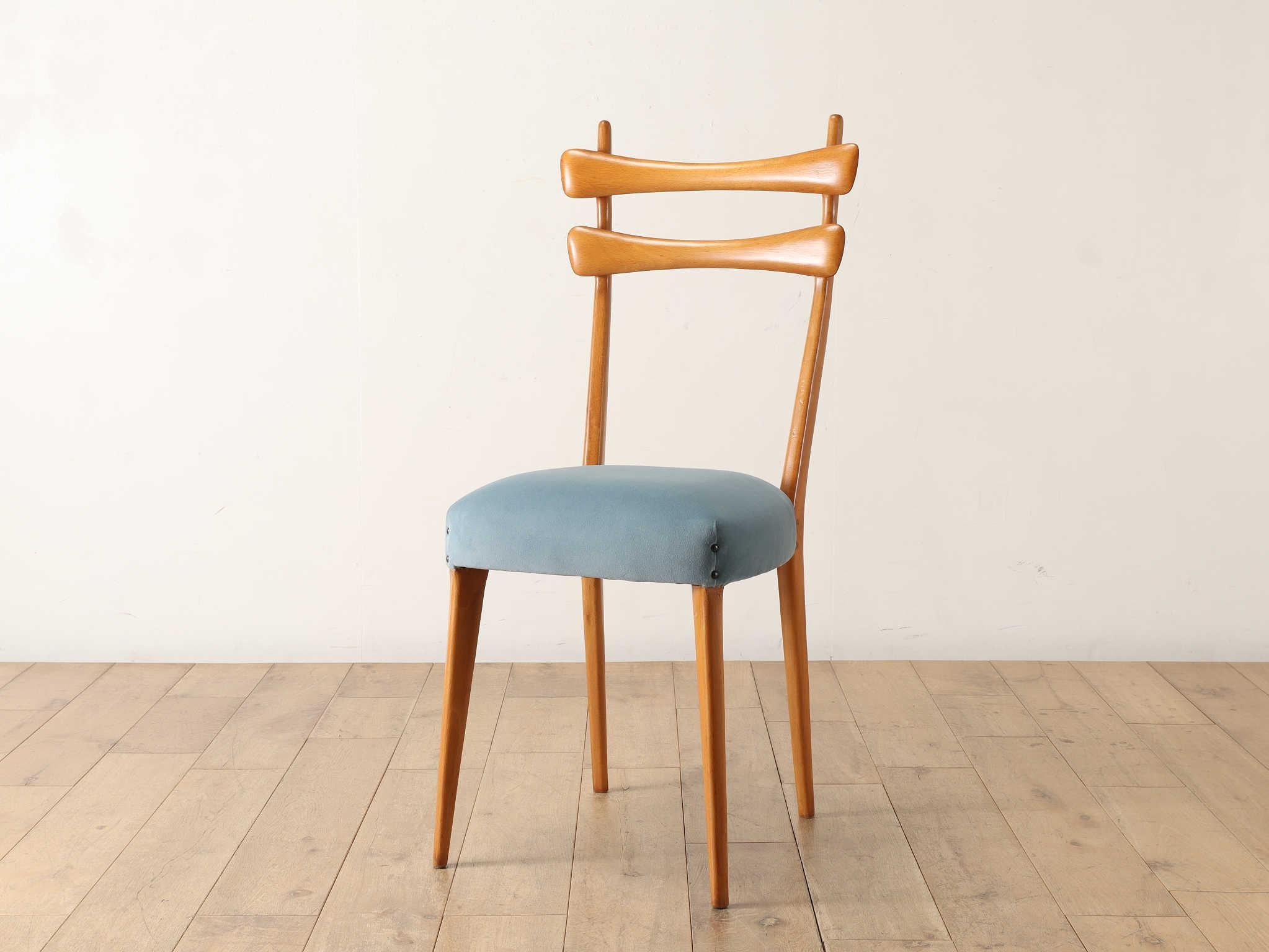 Silla de comedor italiana años 50 en venta 5