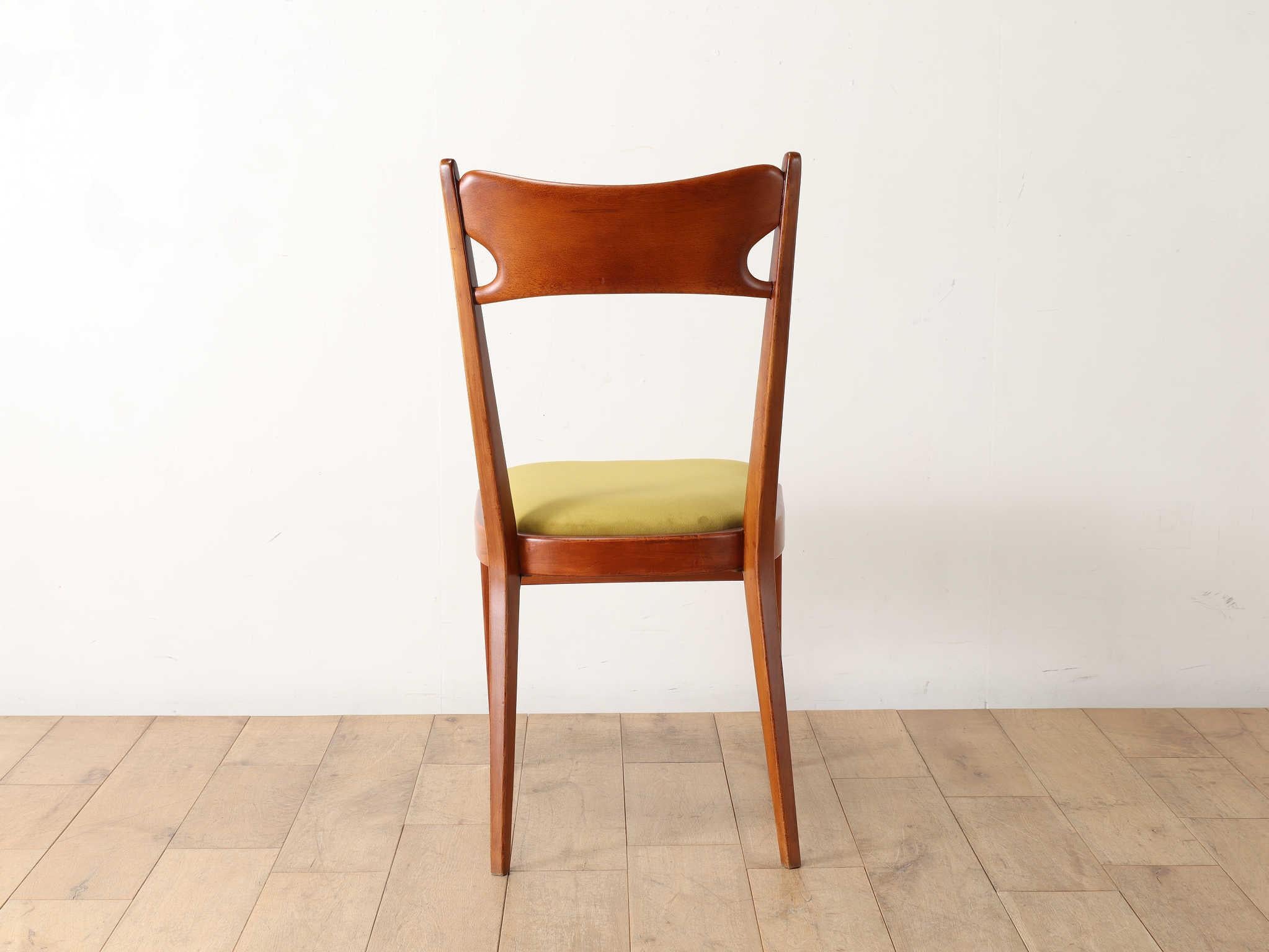 Italian Dining Chair 1950's For Sale 7