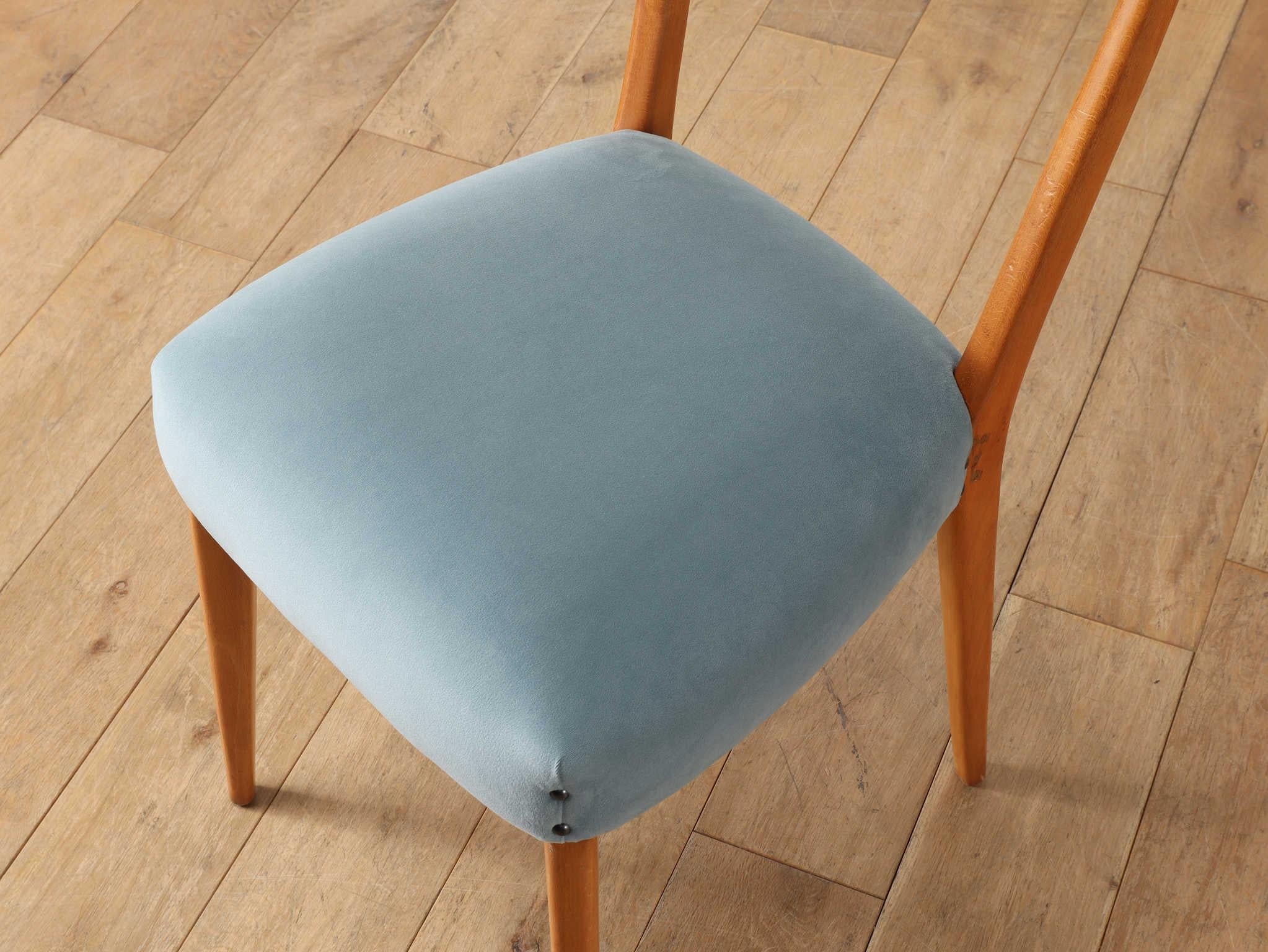 Silla de comedor italiana años 50 en venta 8