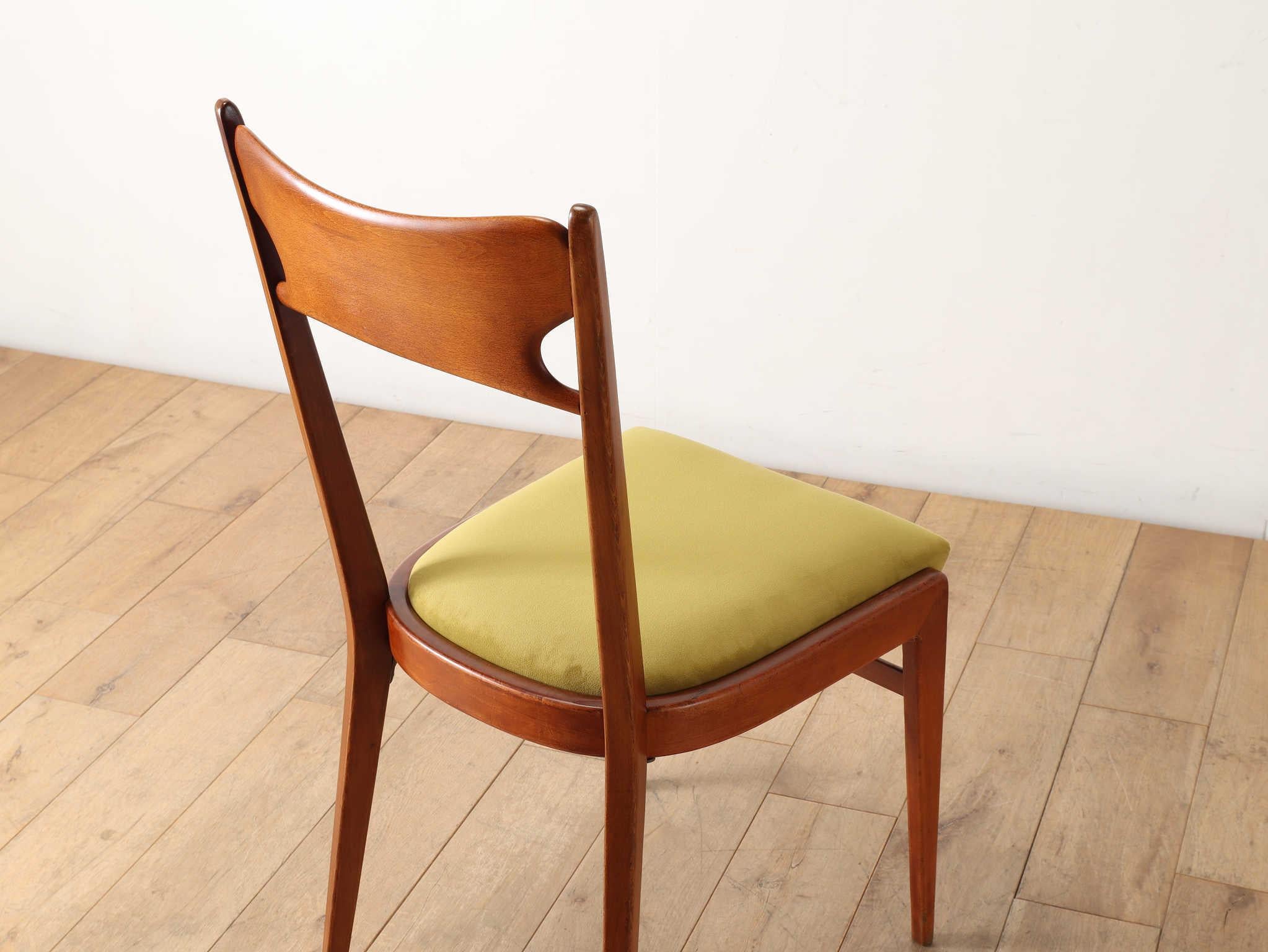 Italian Dining Chair 1950's For Sale 9