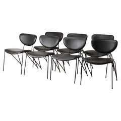 Silla de comedor italiana años 50