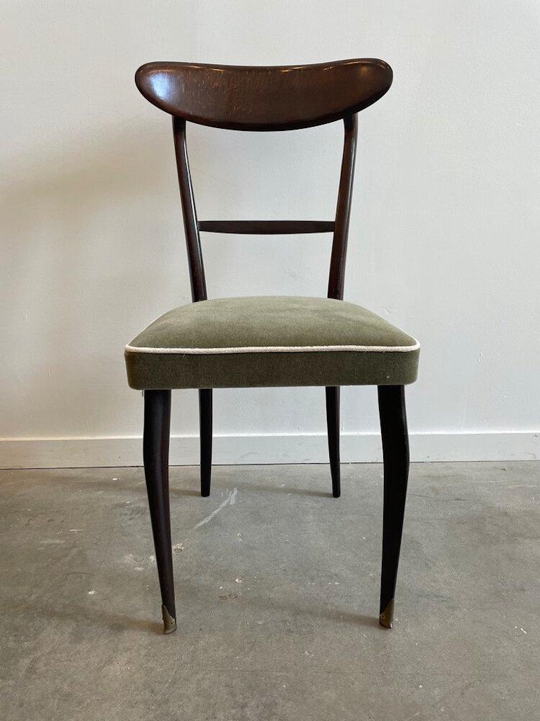  Italian Dining Chairs Attributed to Ico Parisi 2