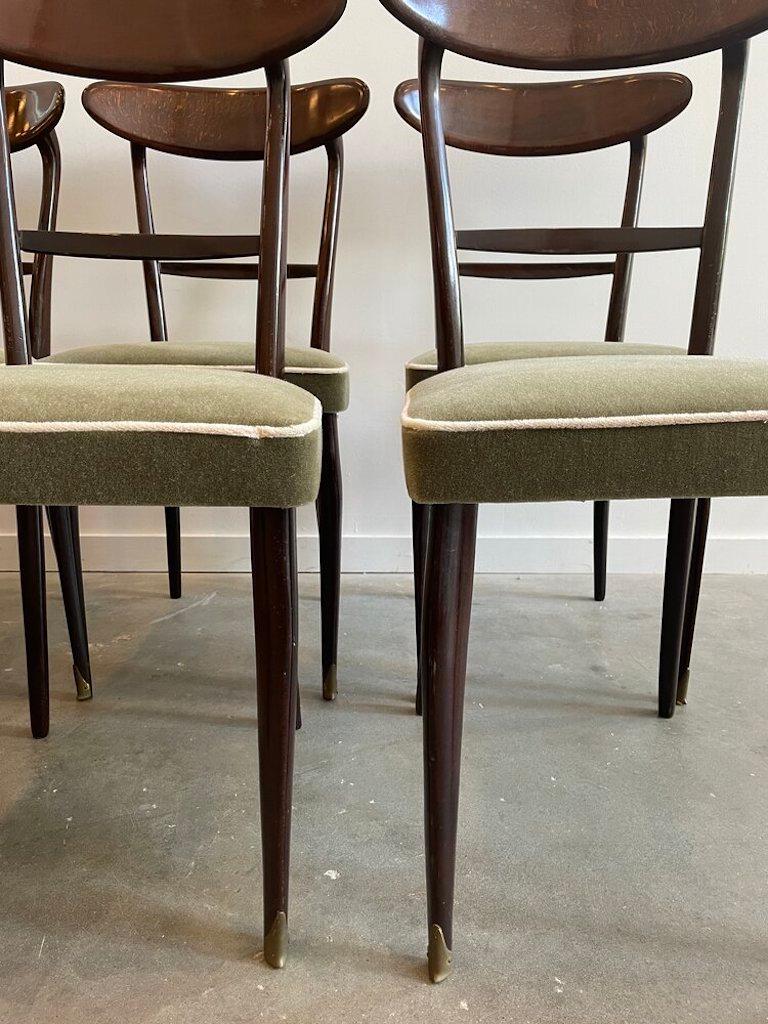  Italian Dining Chairs Attributed to Ico Parisi 3
