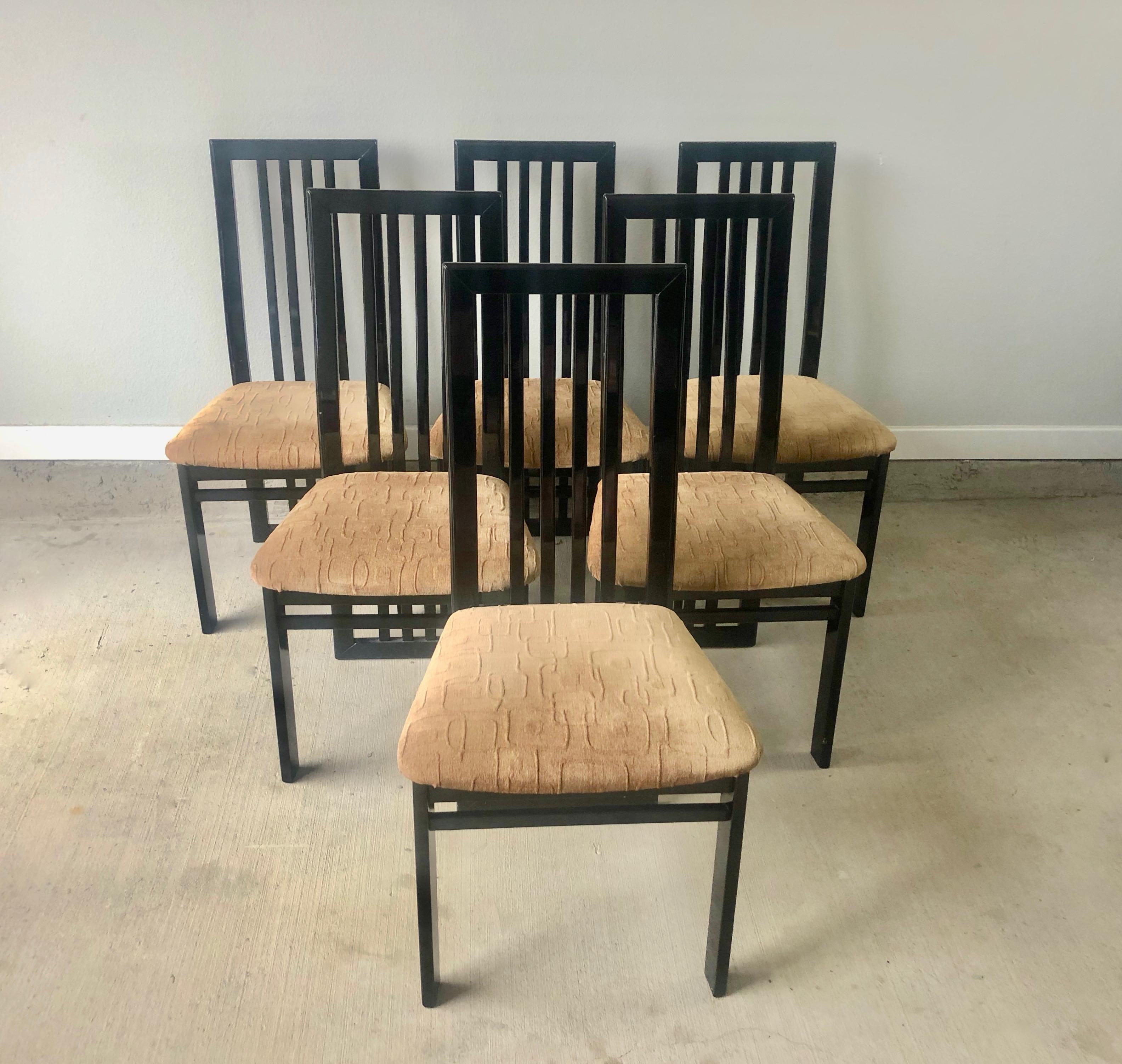 Italian Dining Chairs by S.p.A. Tonon In Good Condition In Denton, TX