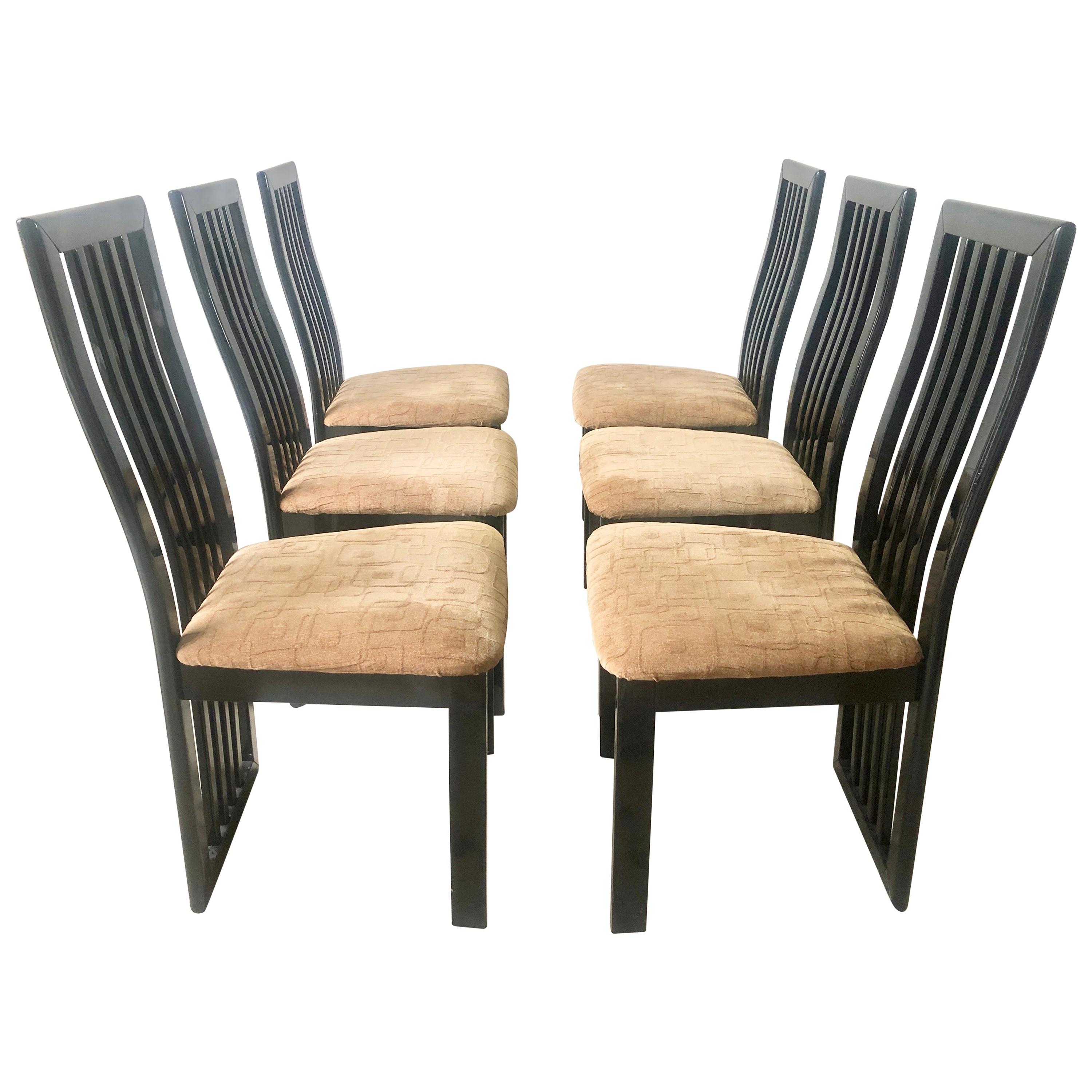 Italian Dining Chairs by S.p.A. Tonon